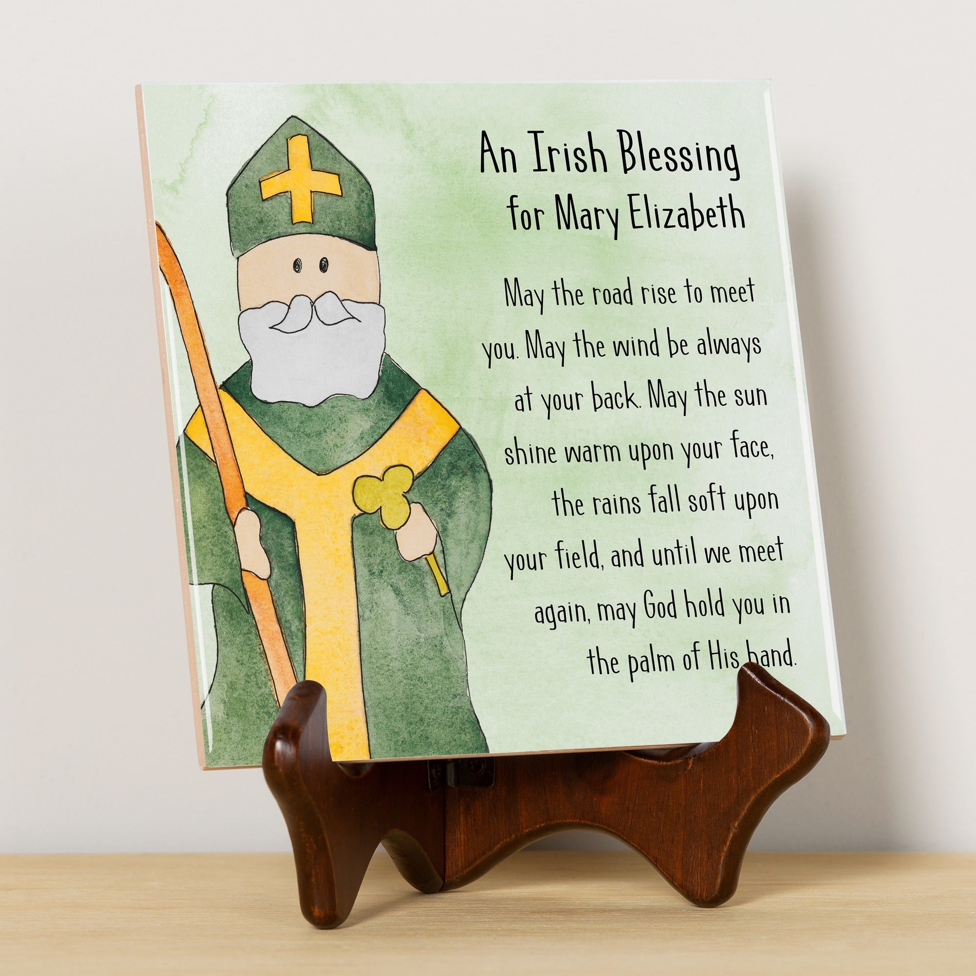 Personalized St. Patrick Prayer Tile