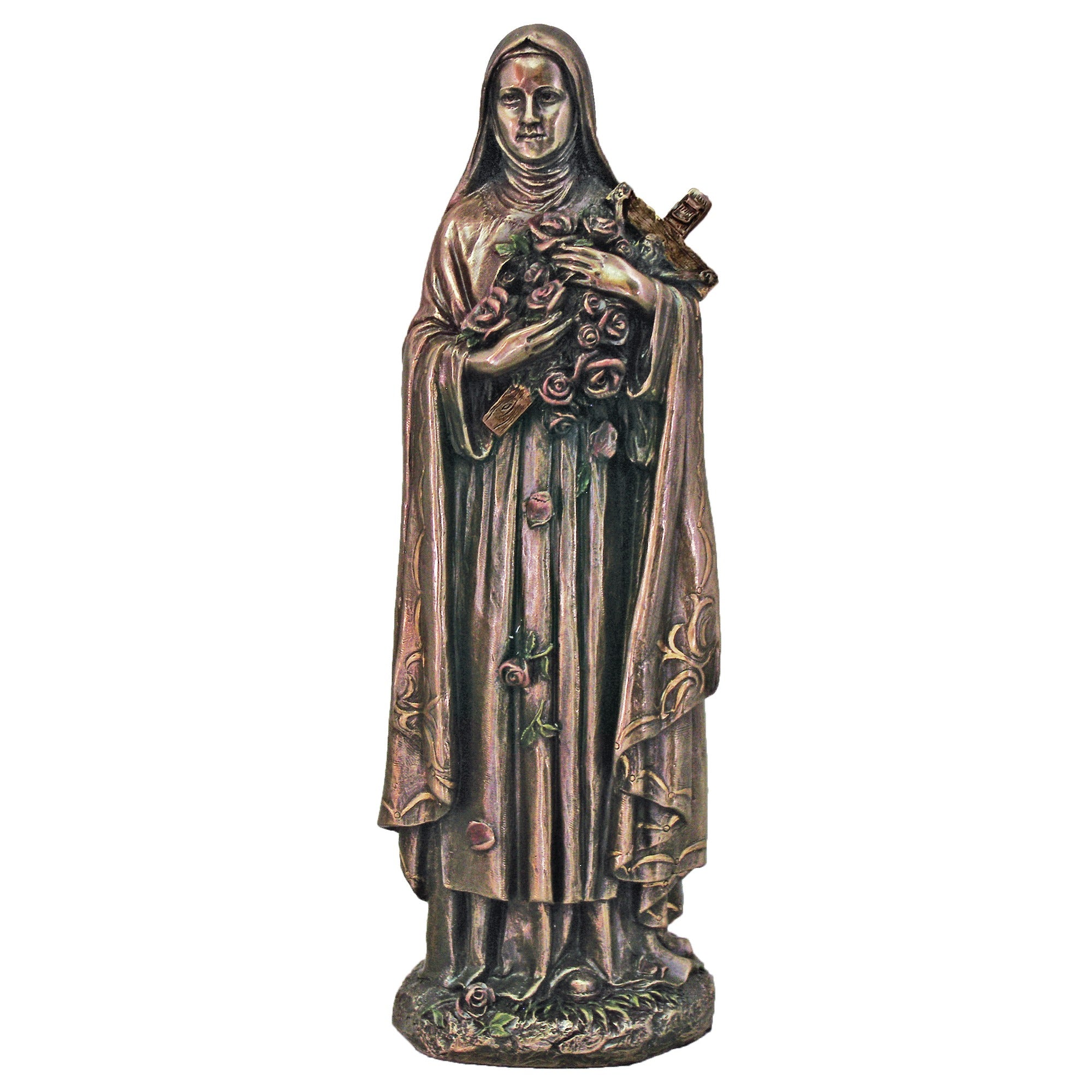 Bronzed St. Therese Statue 8''