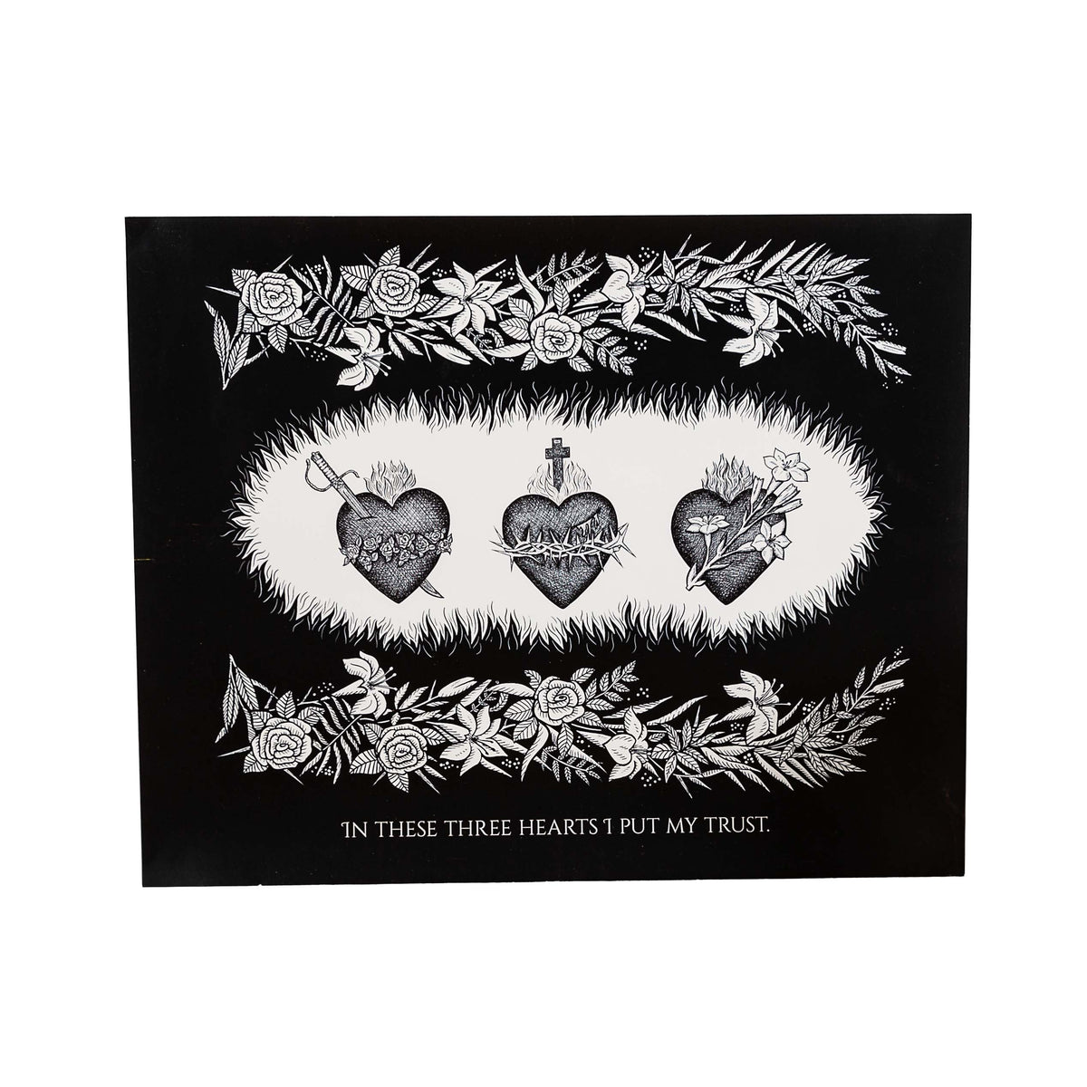 Three Hearts Poster - 16x20