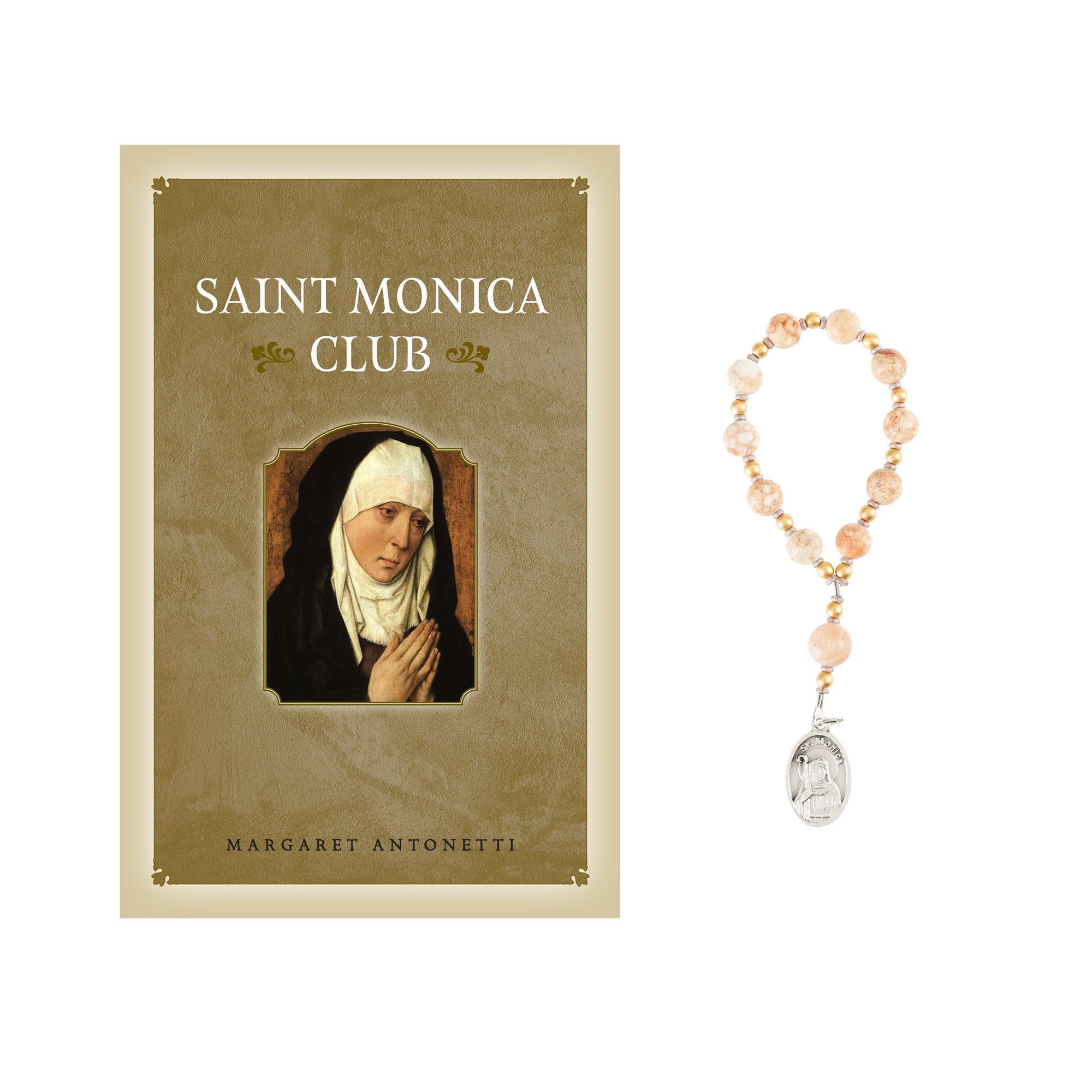 Saint Monica Club: How to Hope, Wait, and Pray & St. Monica Decade Rosary (Gift Set)