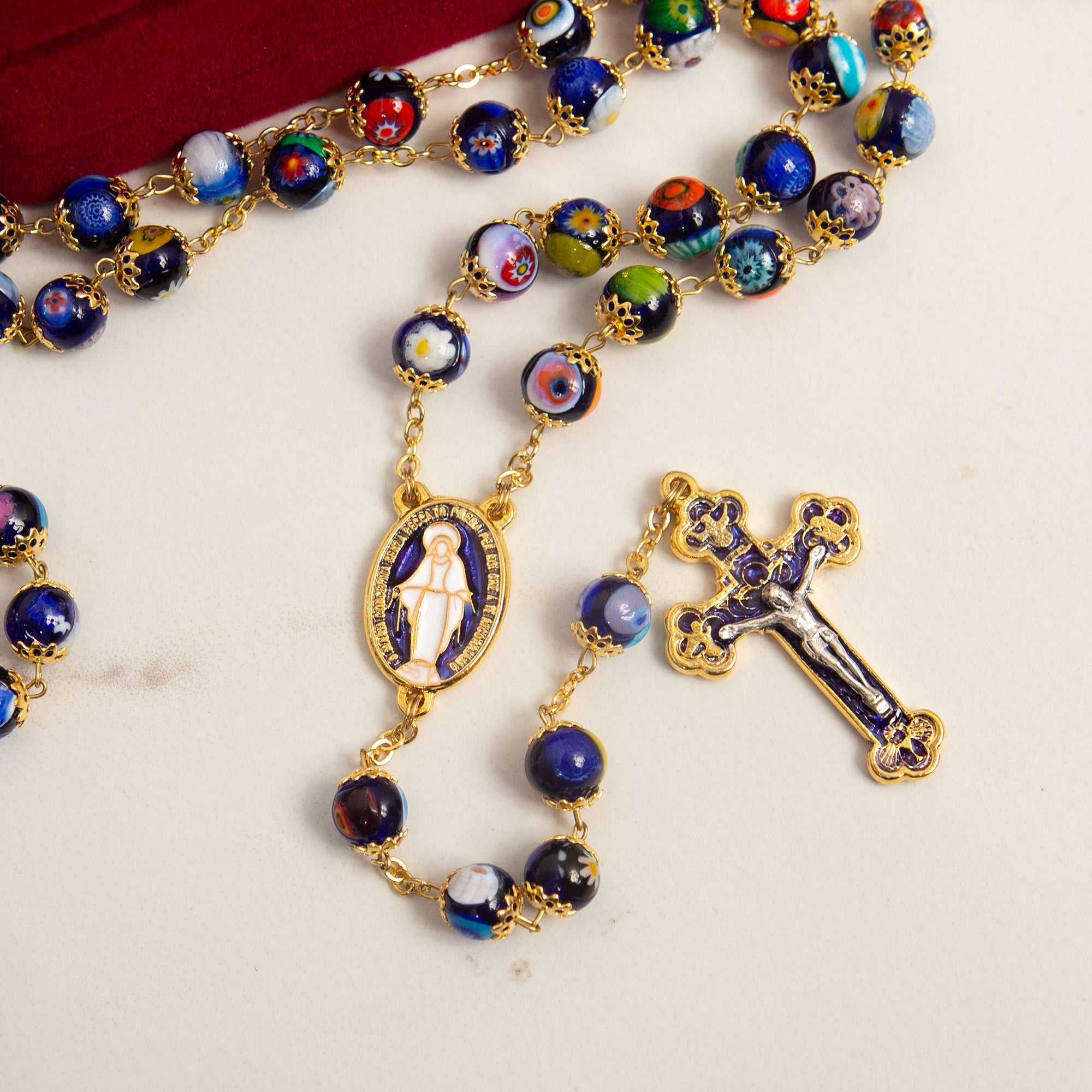 Venetian Murano Glass Rosary