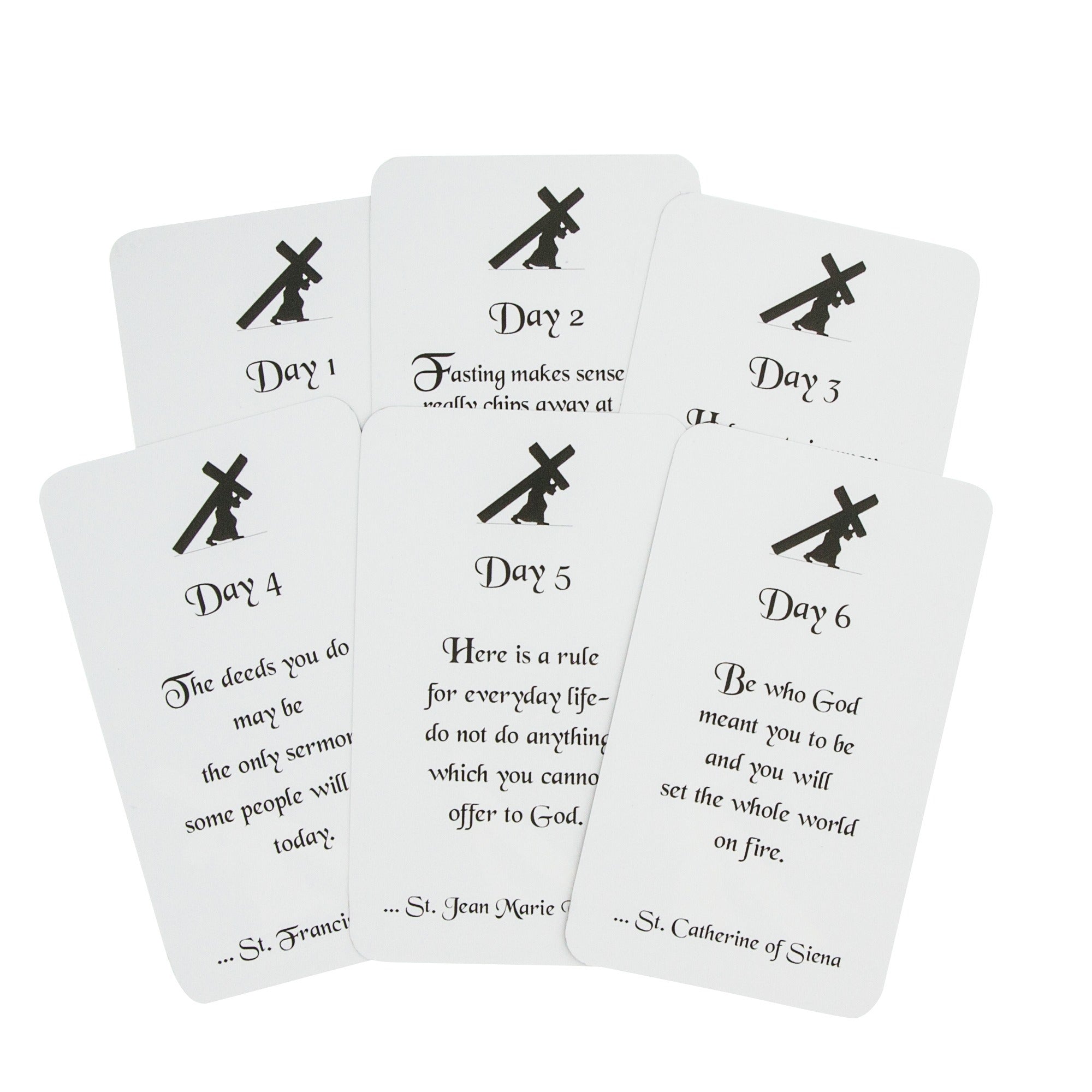 40 Days Lenten Prayer Card Pack