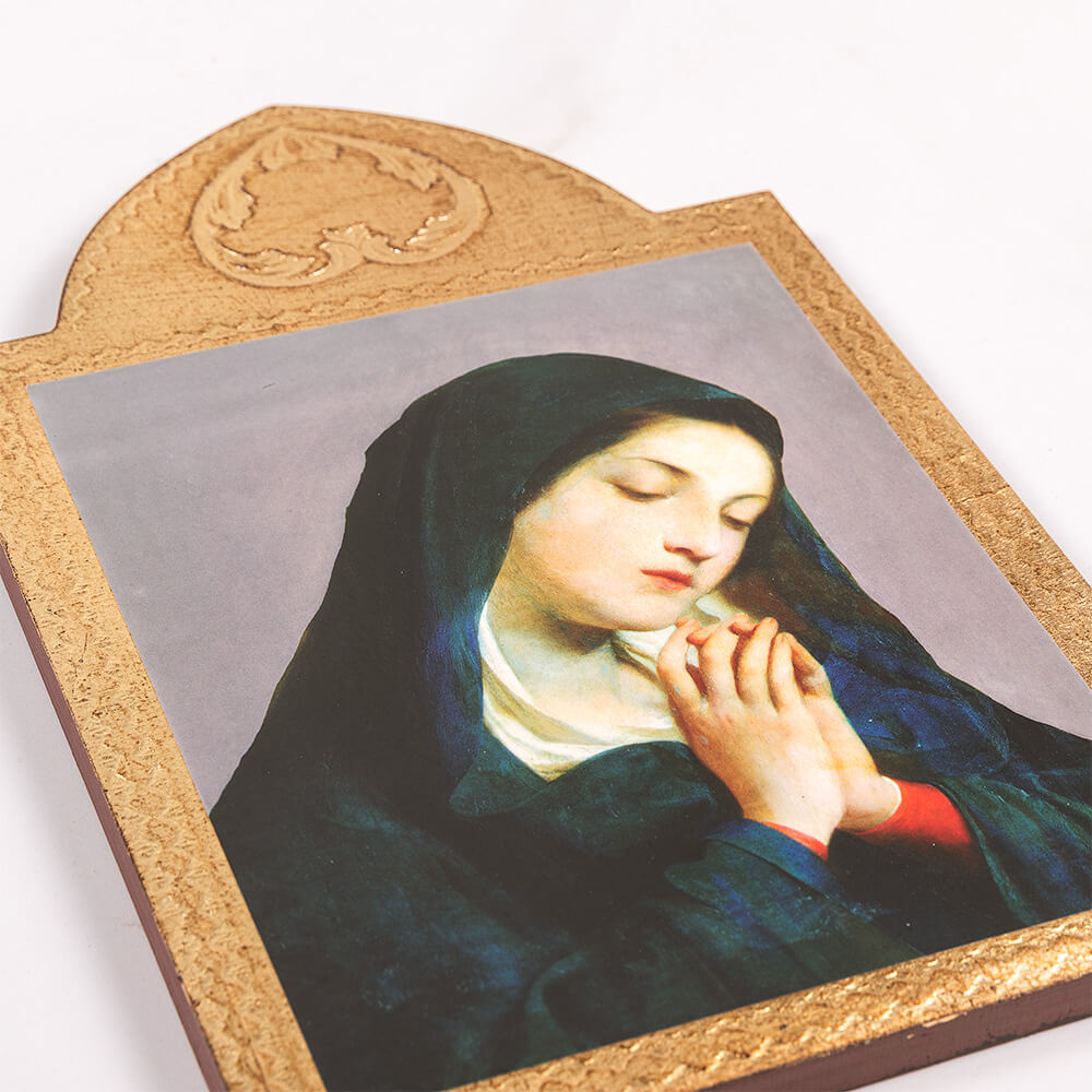 Malatesta Our Lady of Sorrows Florentine Plaque - A" x B"