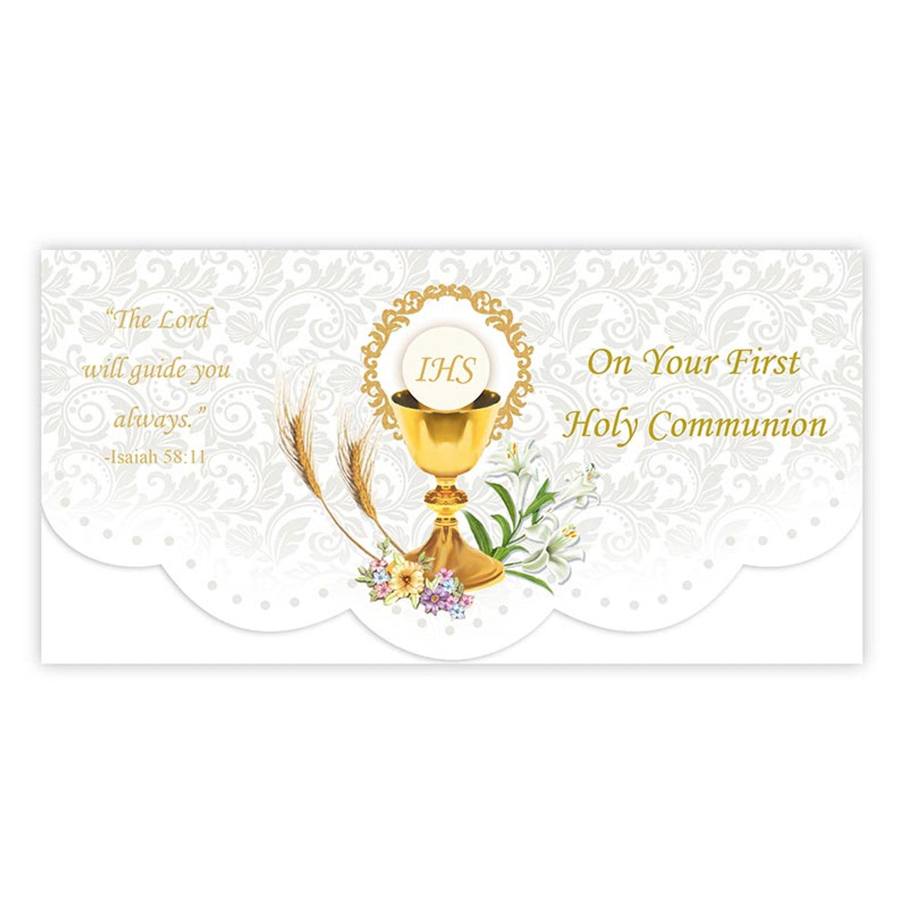 First Communion Money Holder Greeting Card