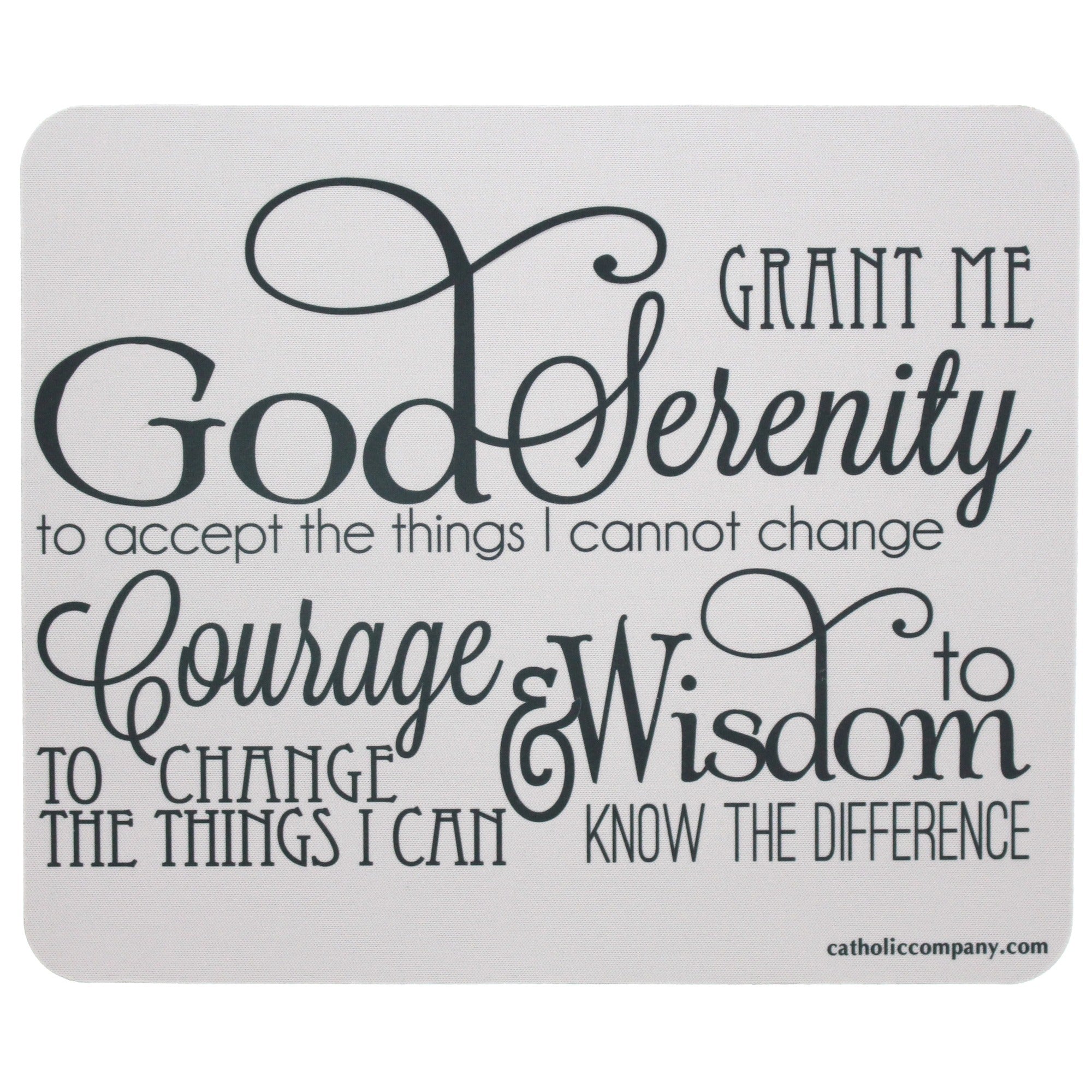Serenity Prayer Mousepad