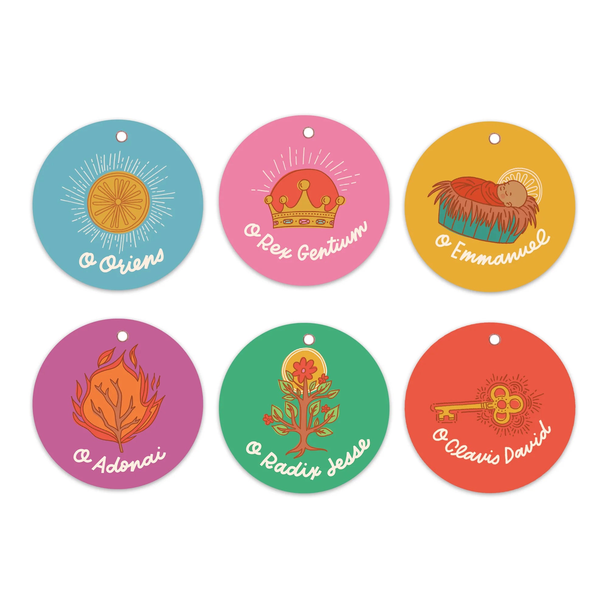 "O Antiphons" ornaments
