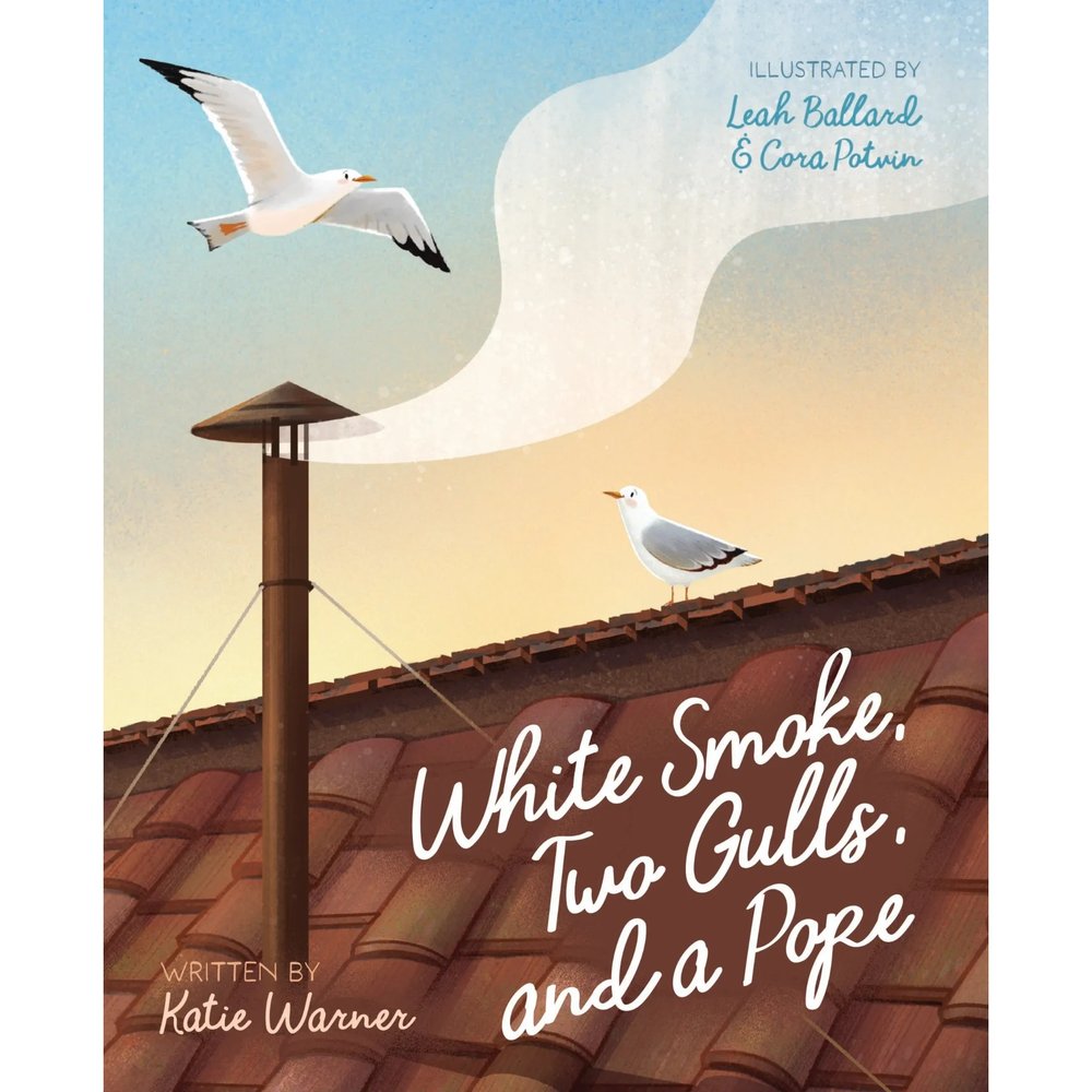 White Smoke, Two Gulls, and a Pope