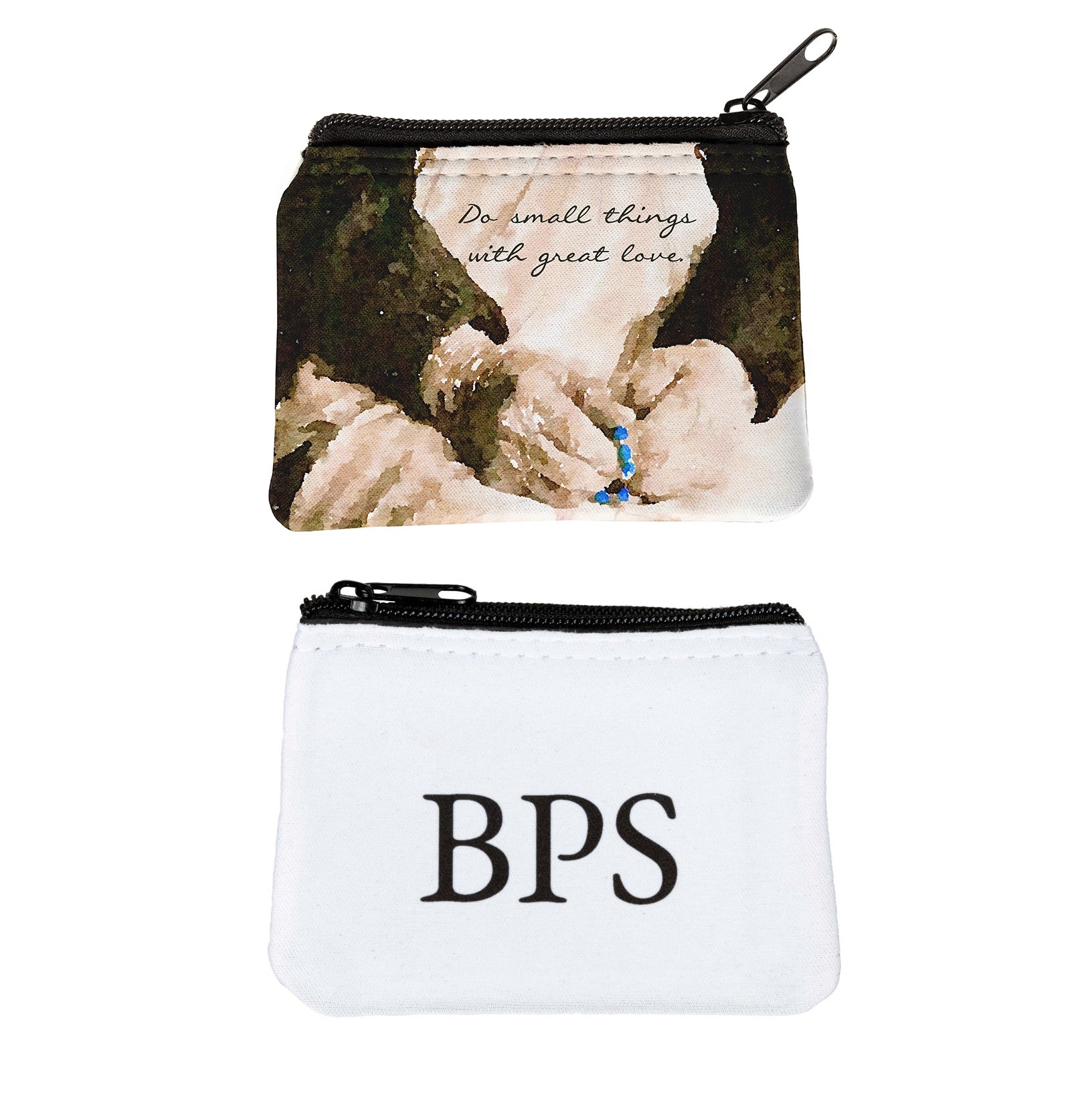 Personalized Mother Teresa Small Things Rosary Pouch