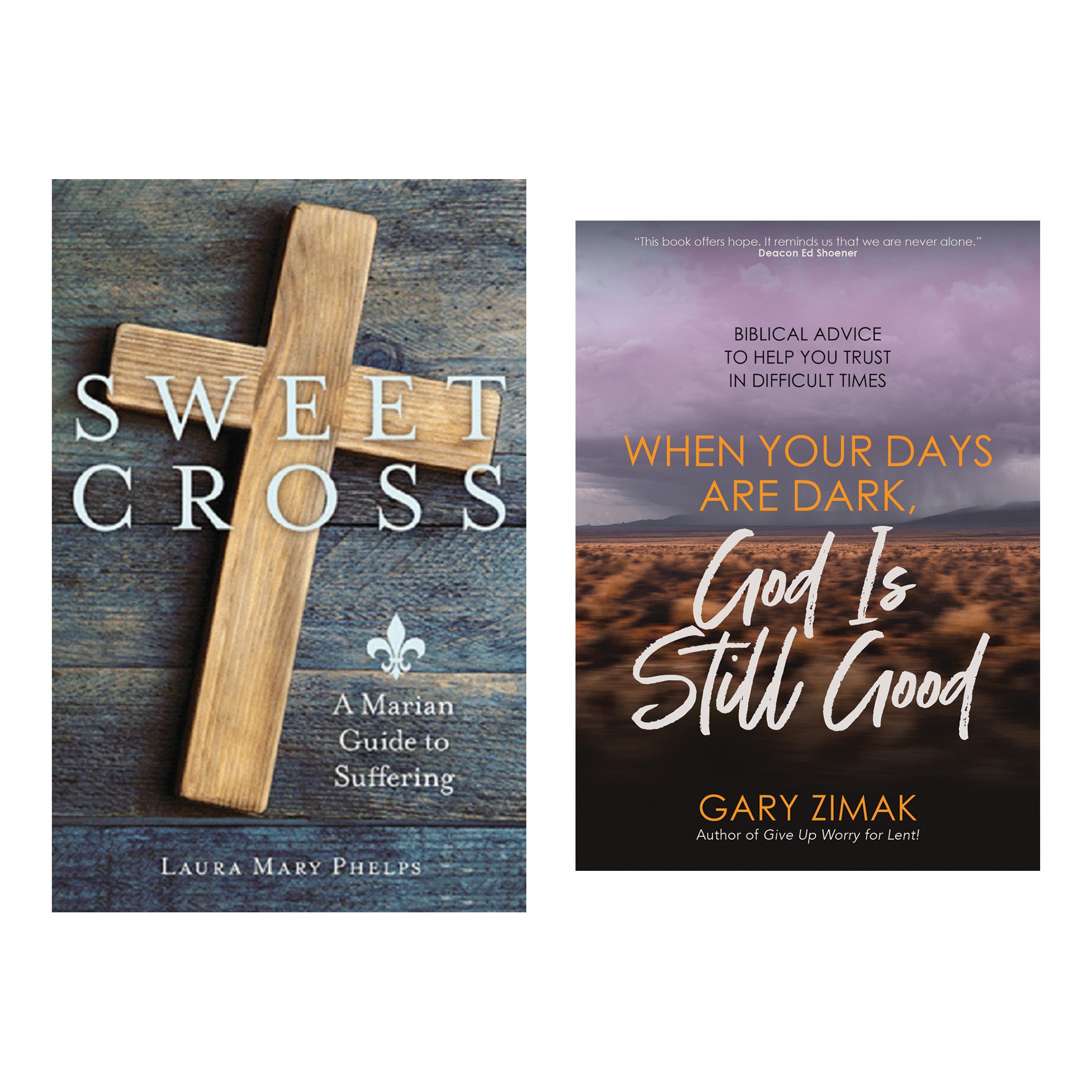 When Your Days are Dark, God is Still Good & Sweet Cross: A Marian Guide to Suffering (2 Book Set)
