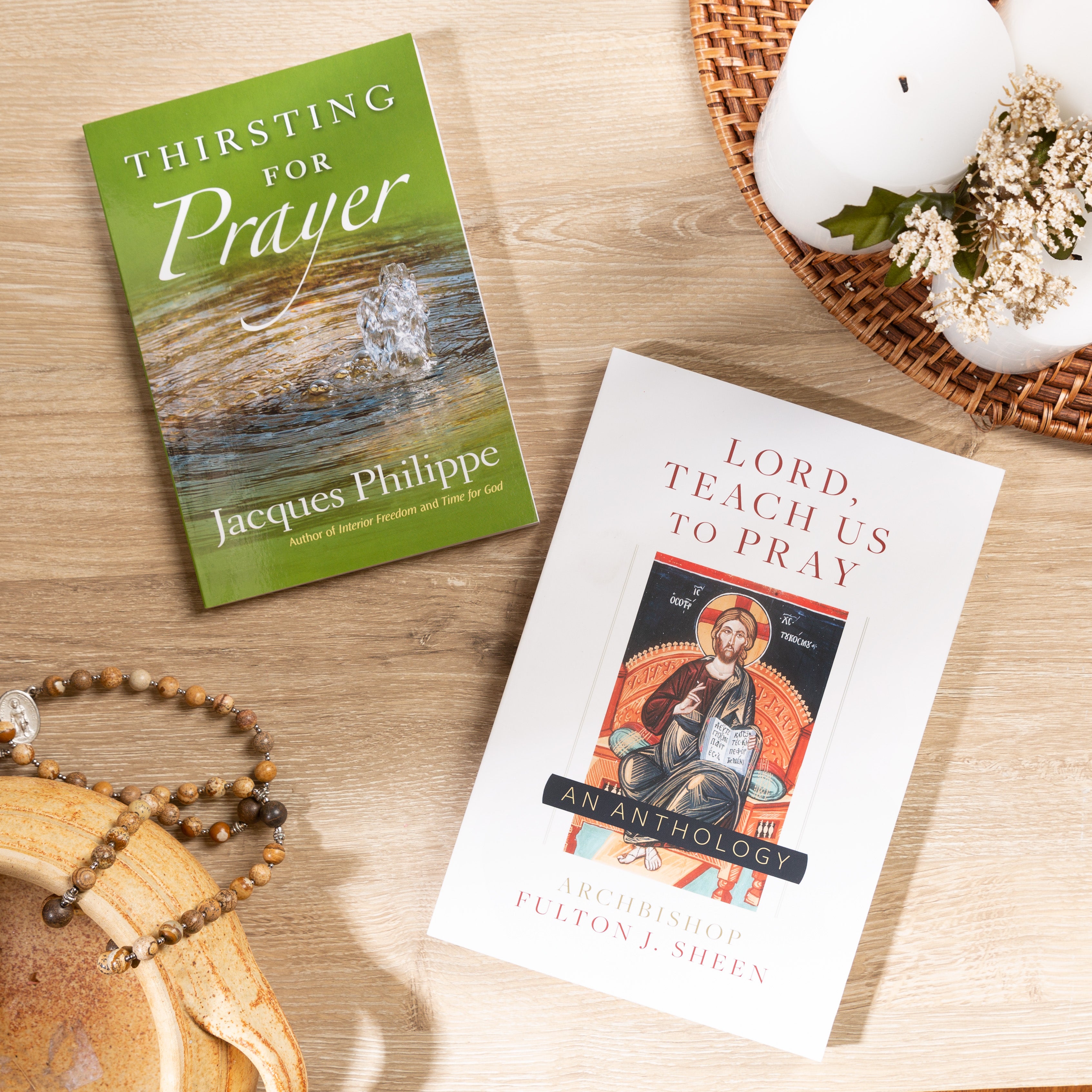 Thirsting For Prayer and Lord, Teach Us To Pray: A Fulton Sheen Anthology Book Set