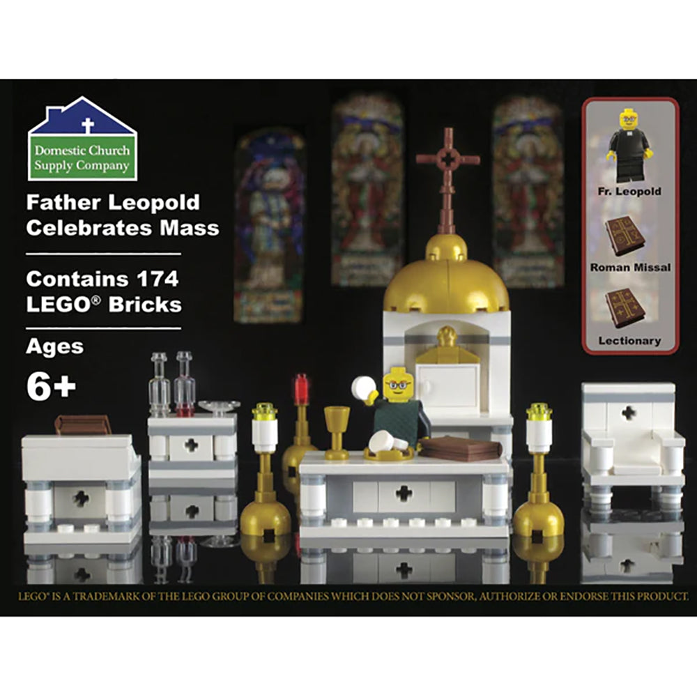 Father Leopold Celebrates Mass Lego Set