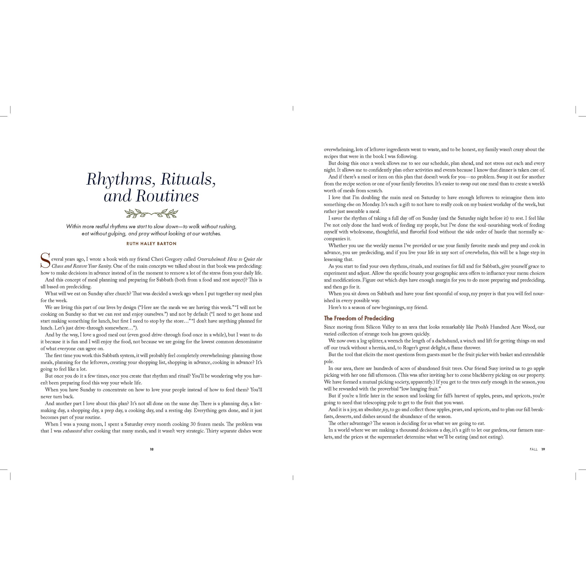 Sabbath Soup: Weekly Menus and Rhythms to Make Space for a Day of Rest