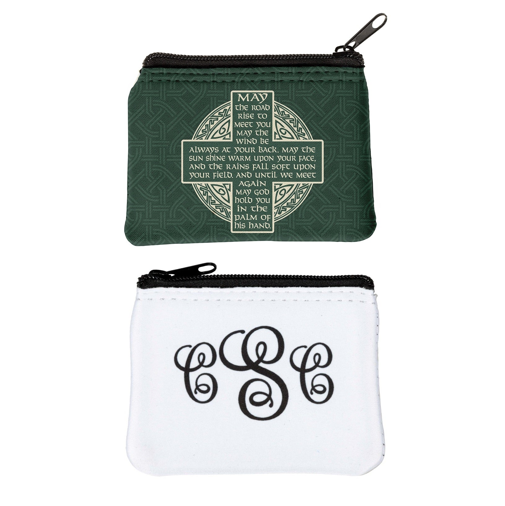 Personalized Irish Blessing Rosary Pouch