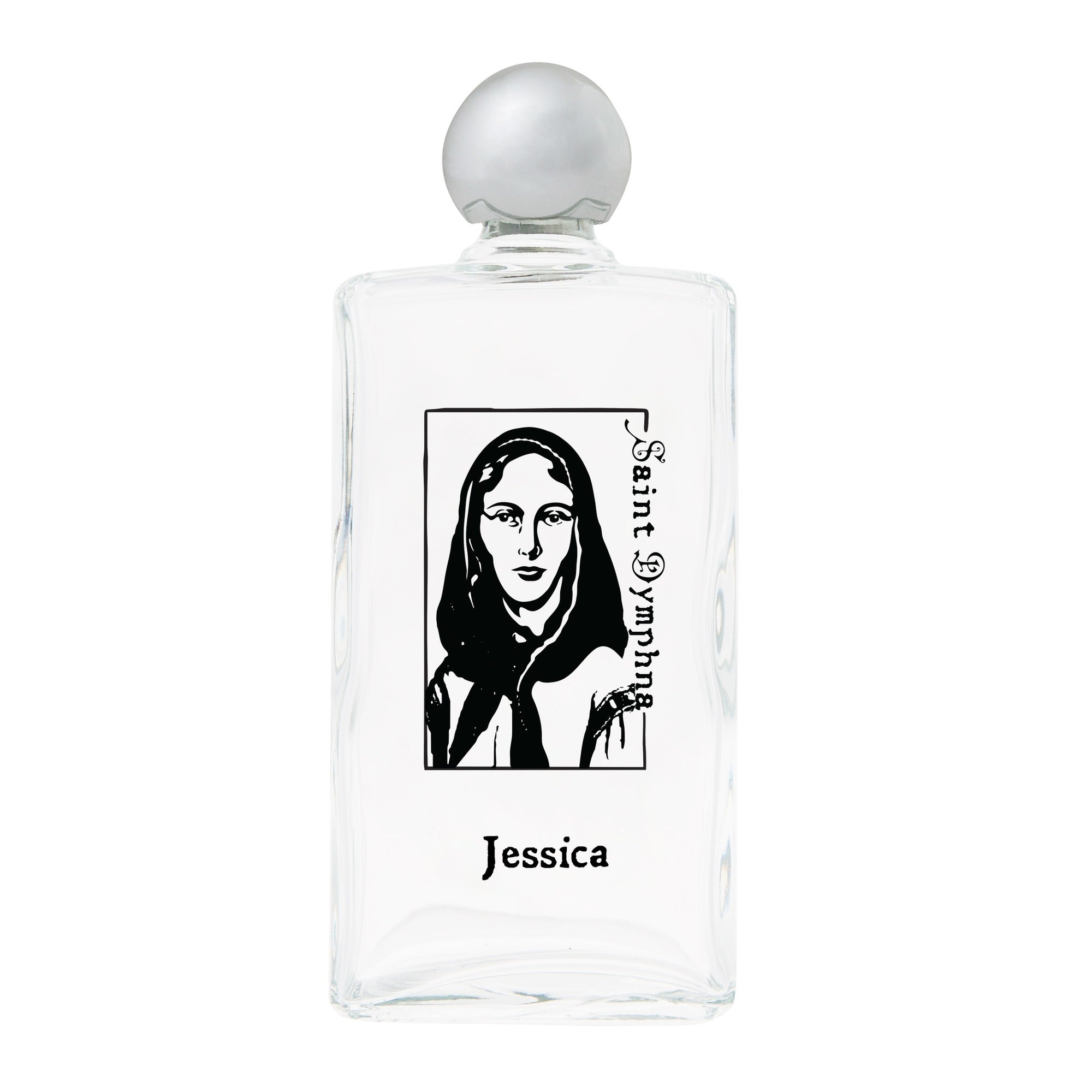 Personalized St. Dymphna Holy Water Bottle