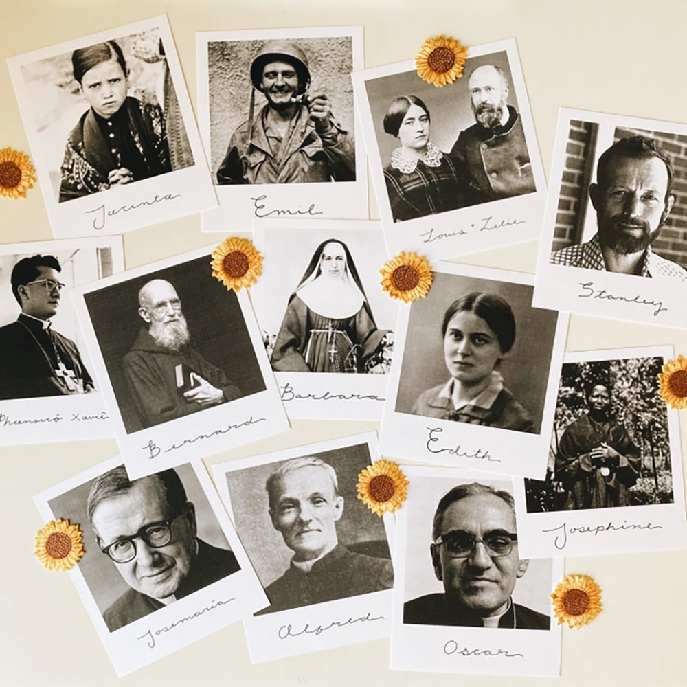 Heirloom Saint Polaroids - Set of 12