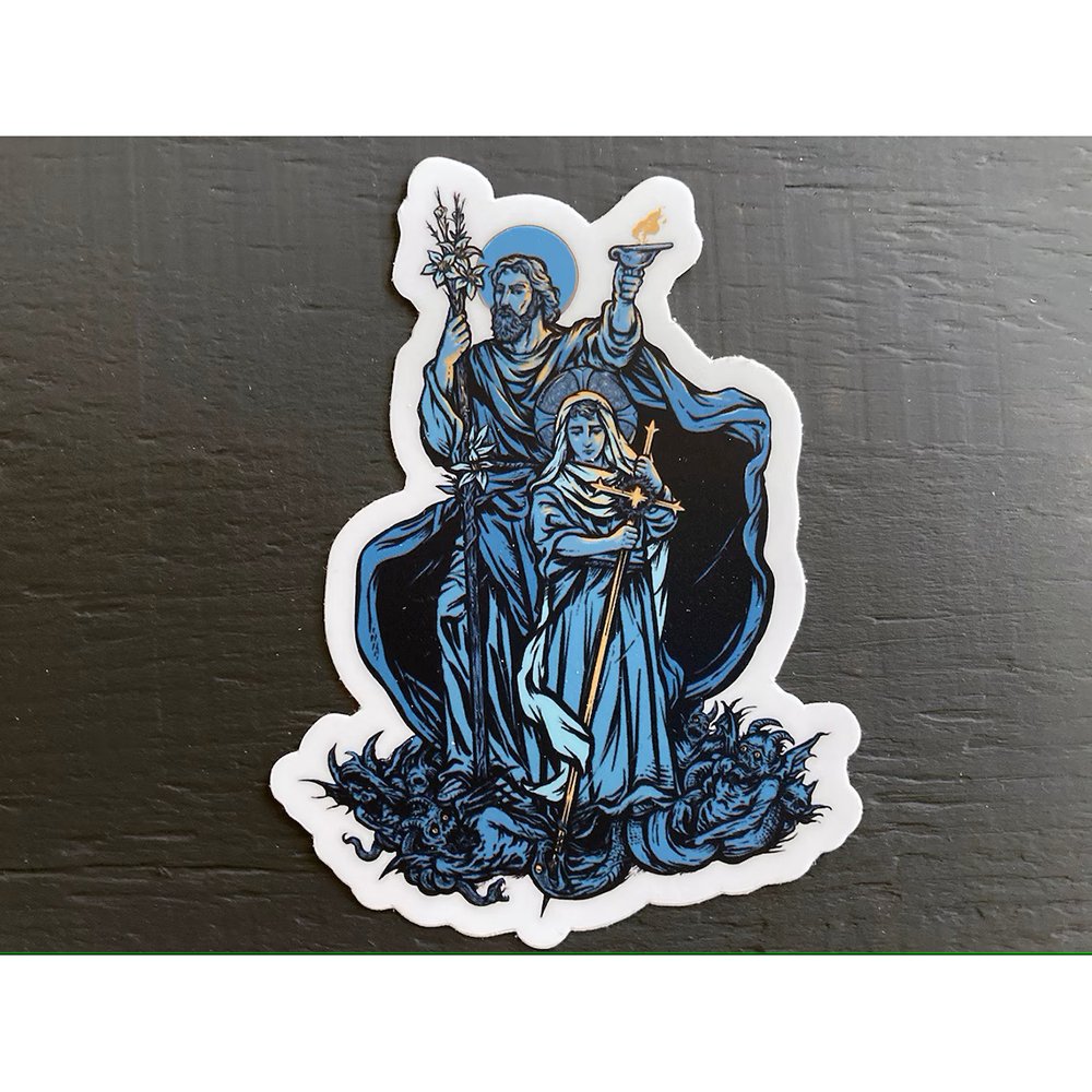 St. Joseph Terror of Demons Sticker - 4"