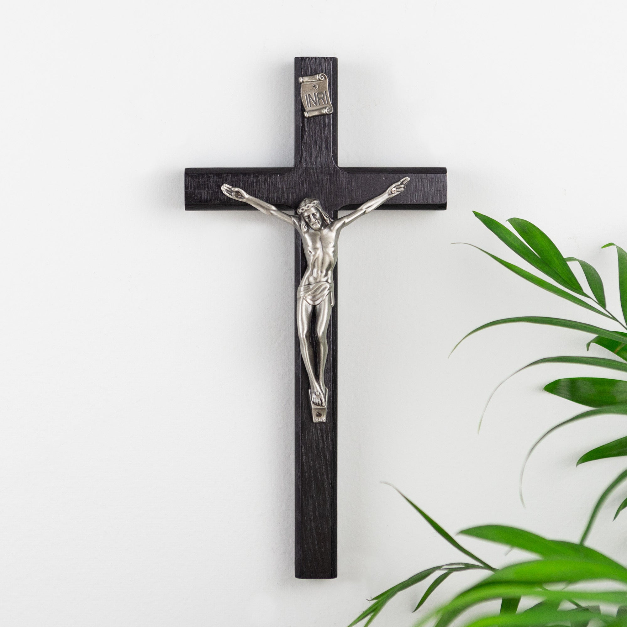 Black Wood Crucifix