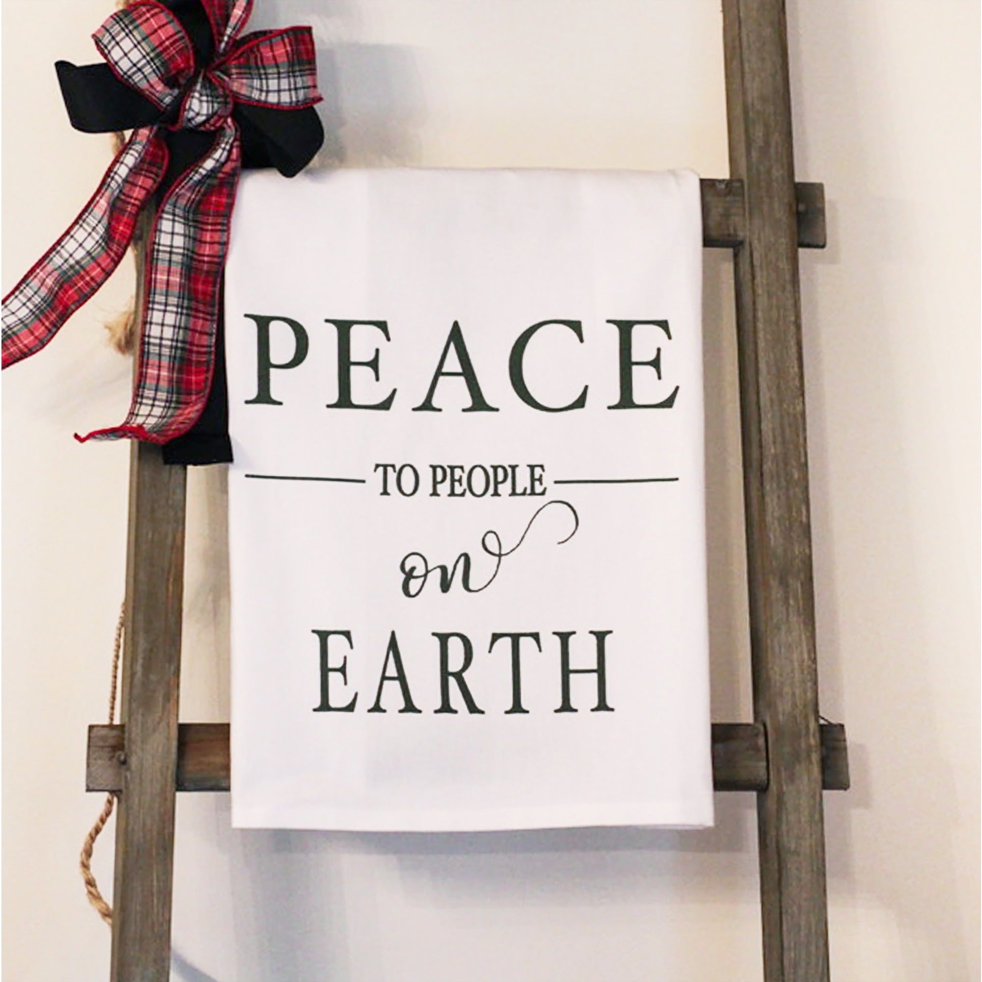 Peace On Earth Dish Towel