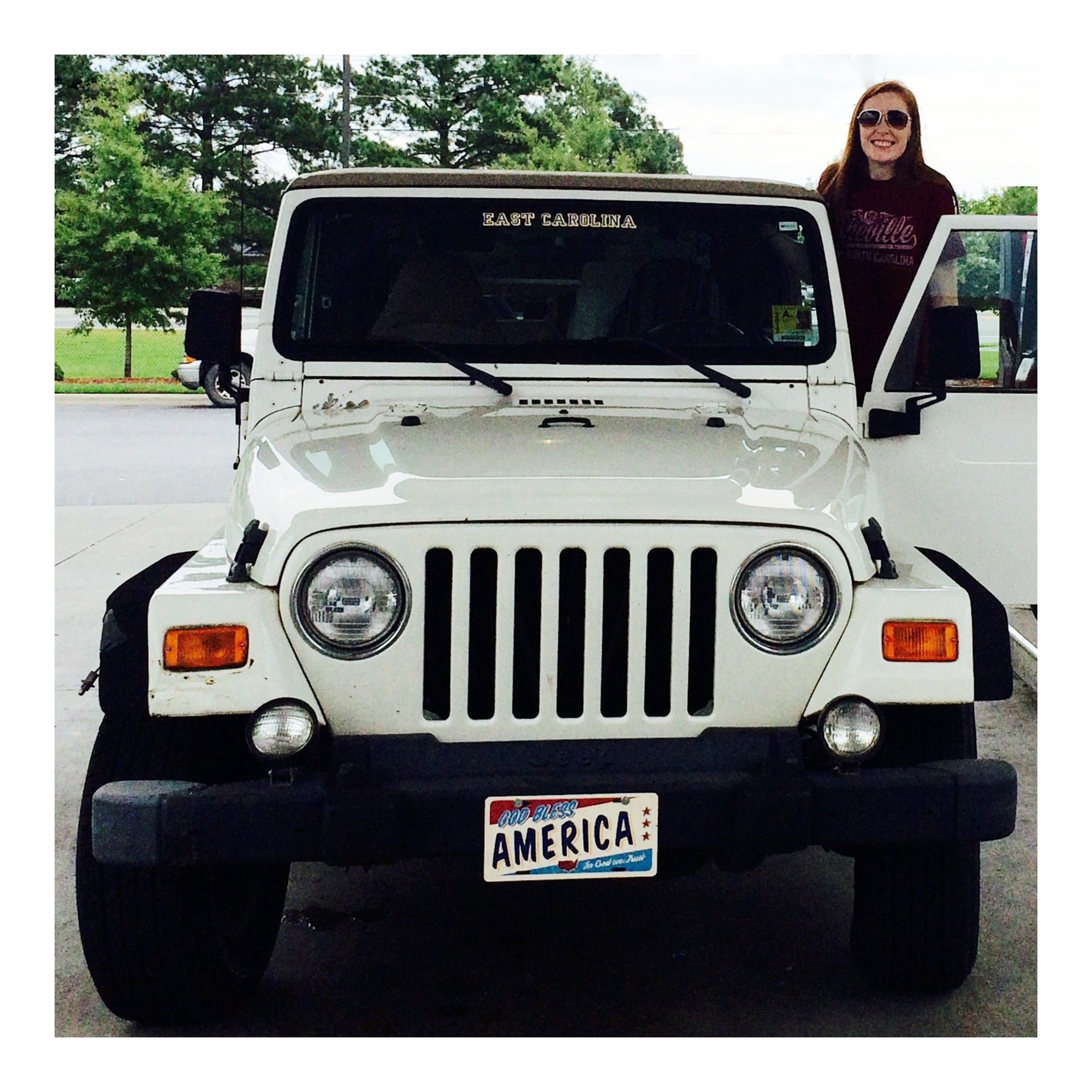 God Bless America License Plate