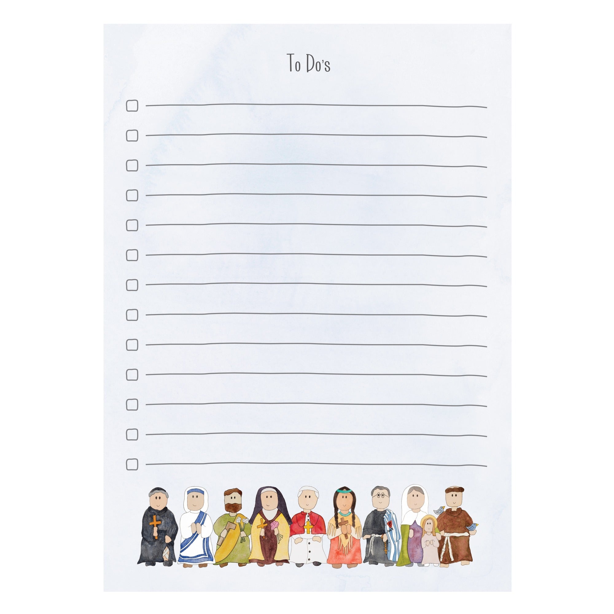 Junior Saint To-do List Notepad
