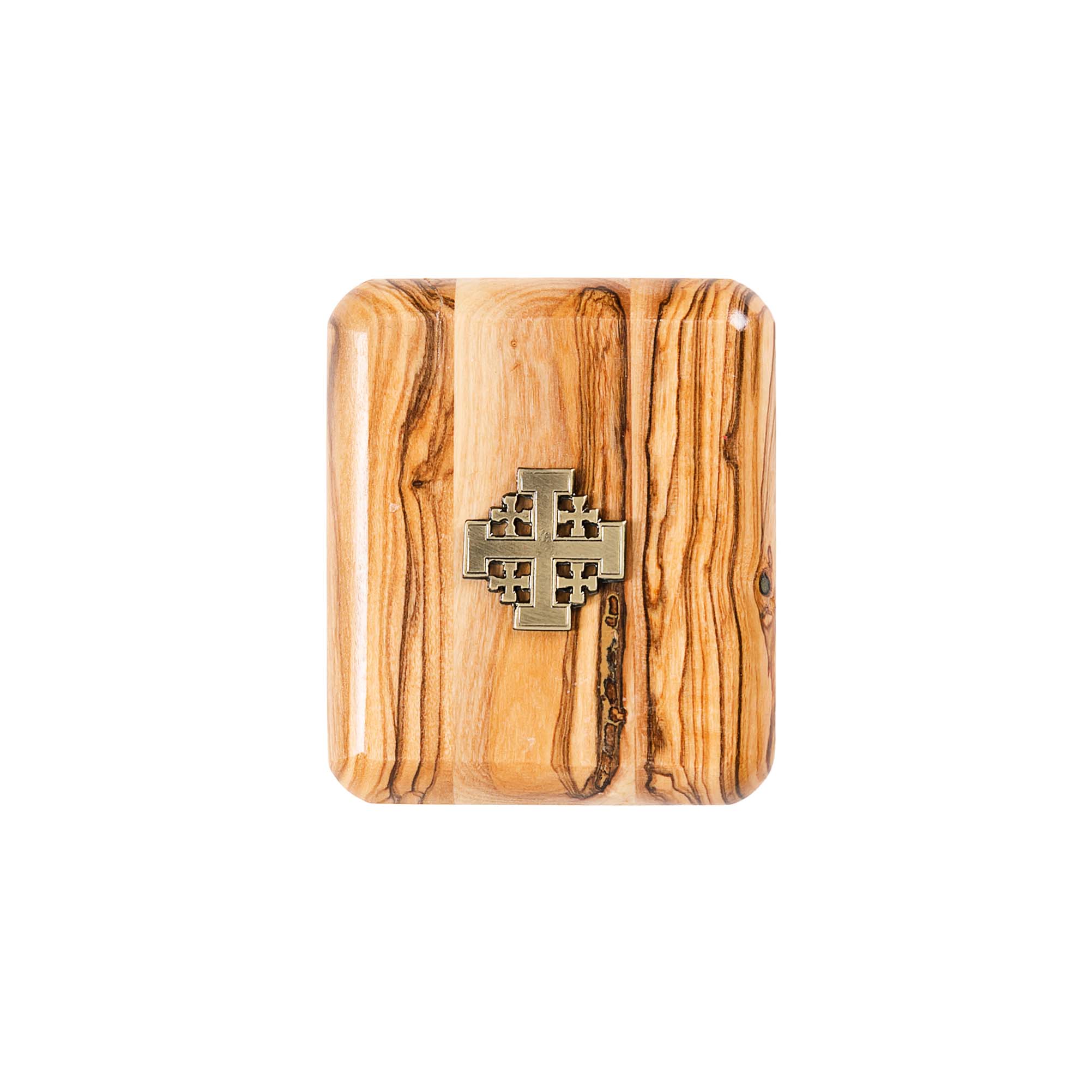 Olive Wood Rosary with Box from Holy Land