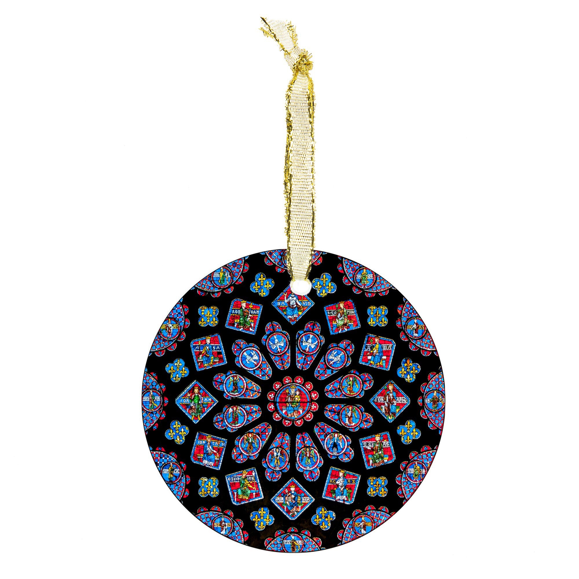 Chartres Stained Glass Ornament