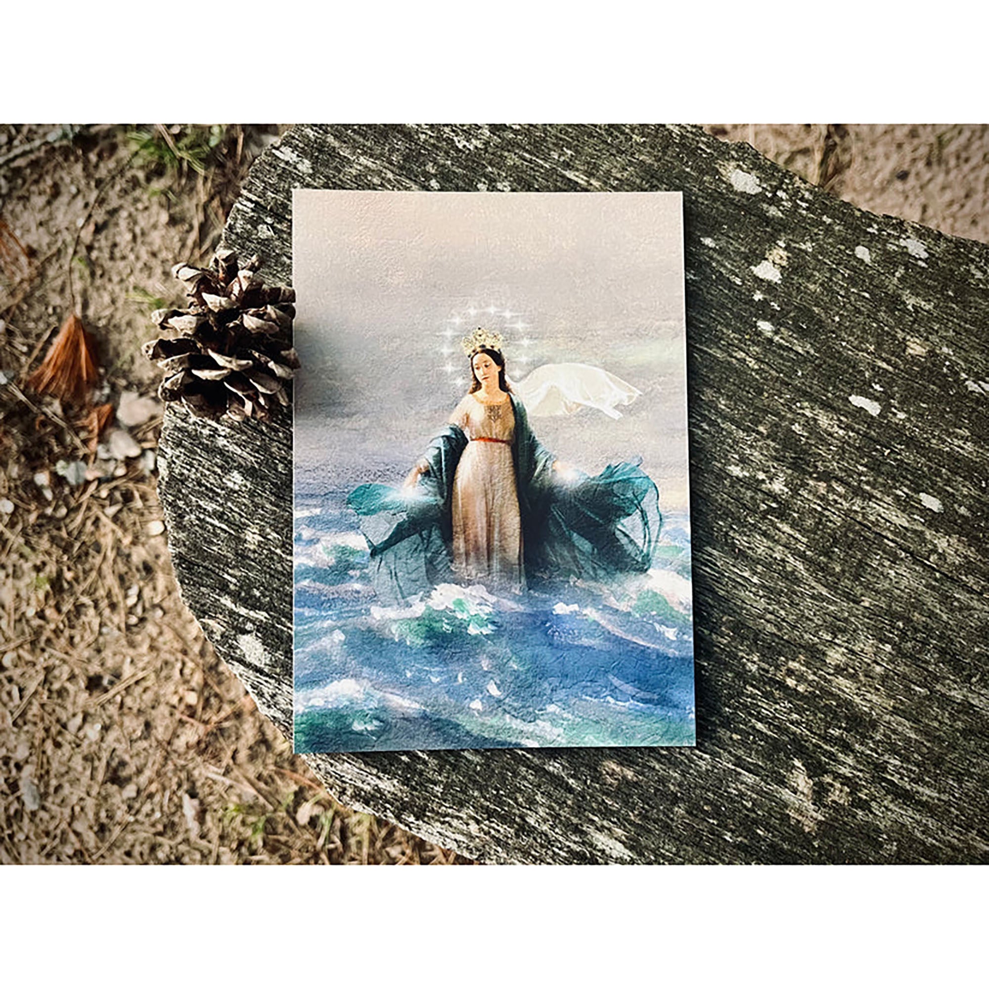 Stella Maris Star of the Sea Unframed Print - 8" x 10"