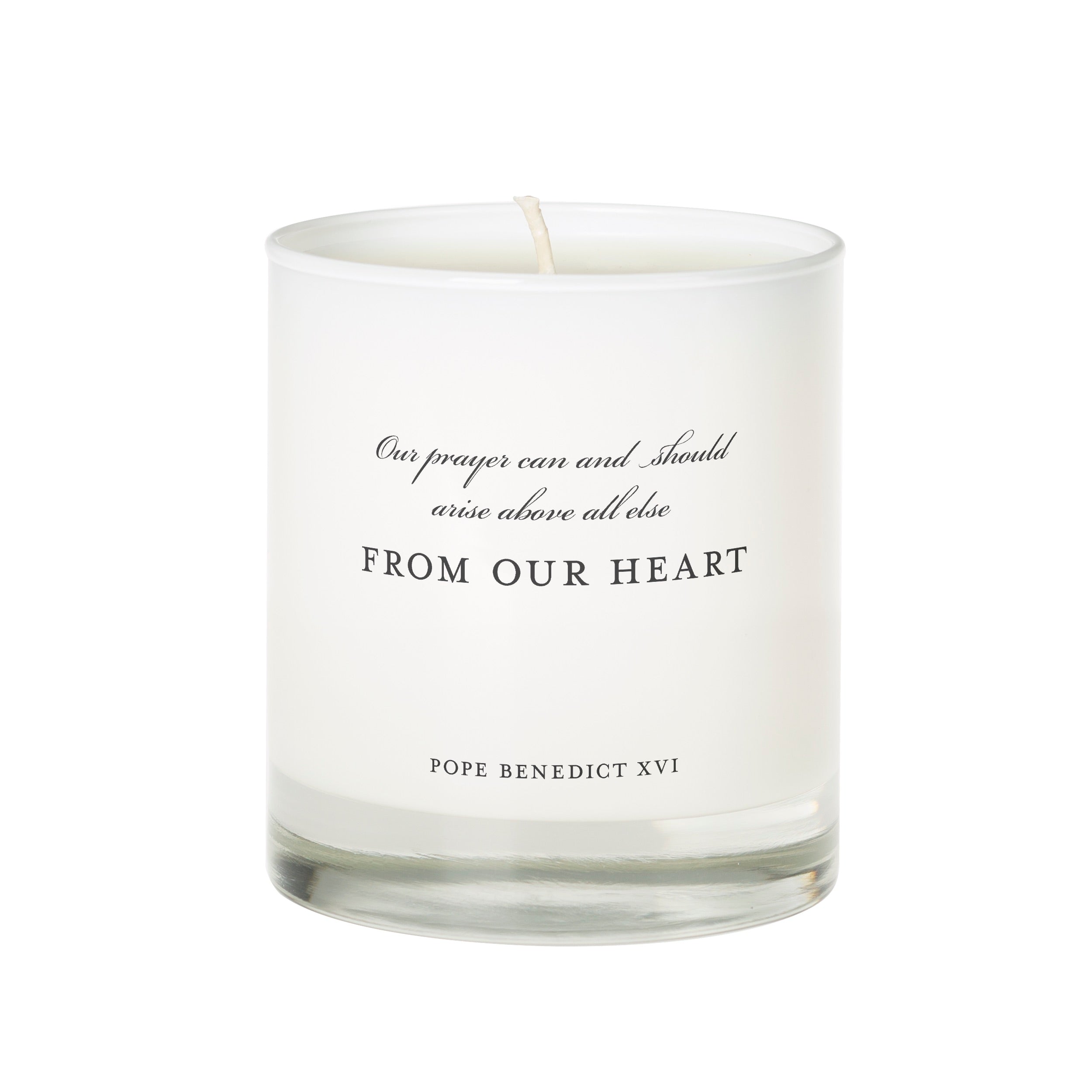 Pope Benedict "From Our Heart" Candle