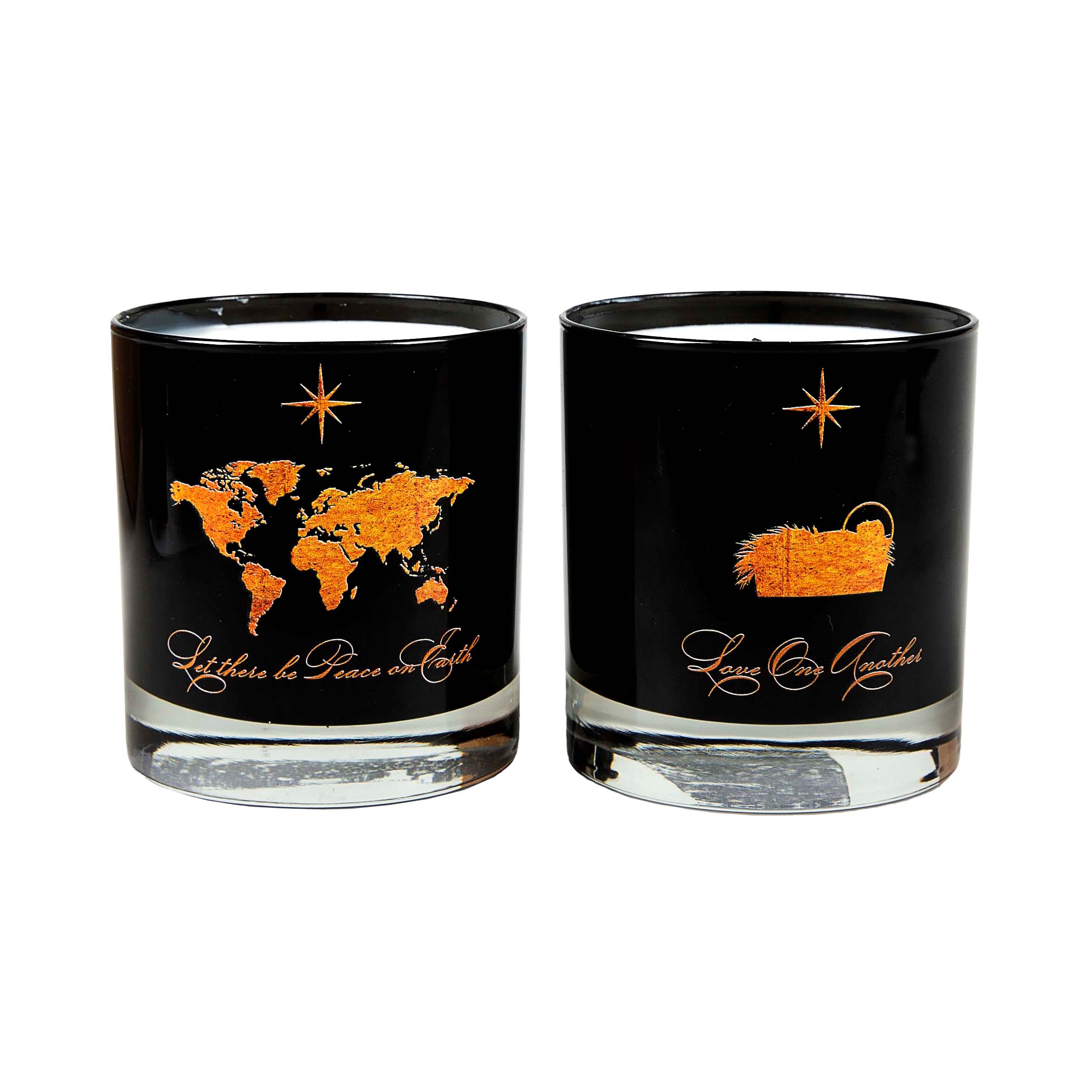Love and Peace Candles - 2 Candle Set