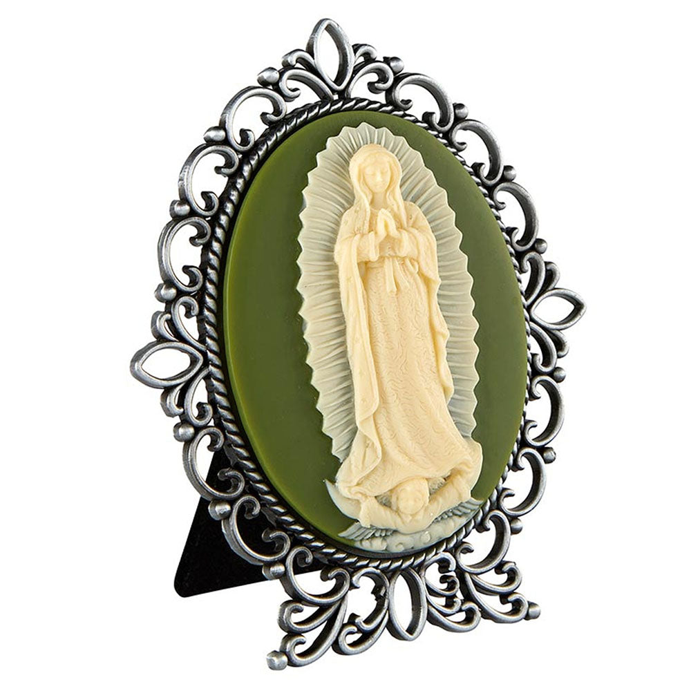 Our Lady of Guadalupe Cameo Plaque - 5"