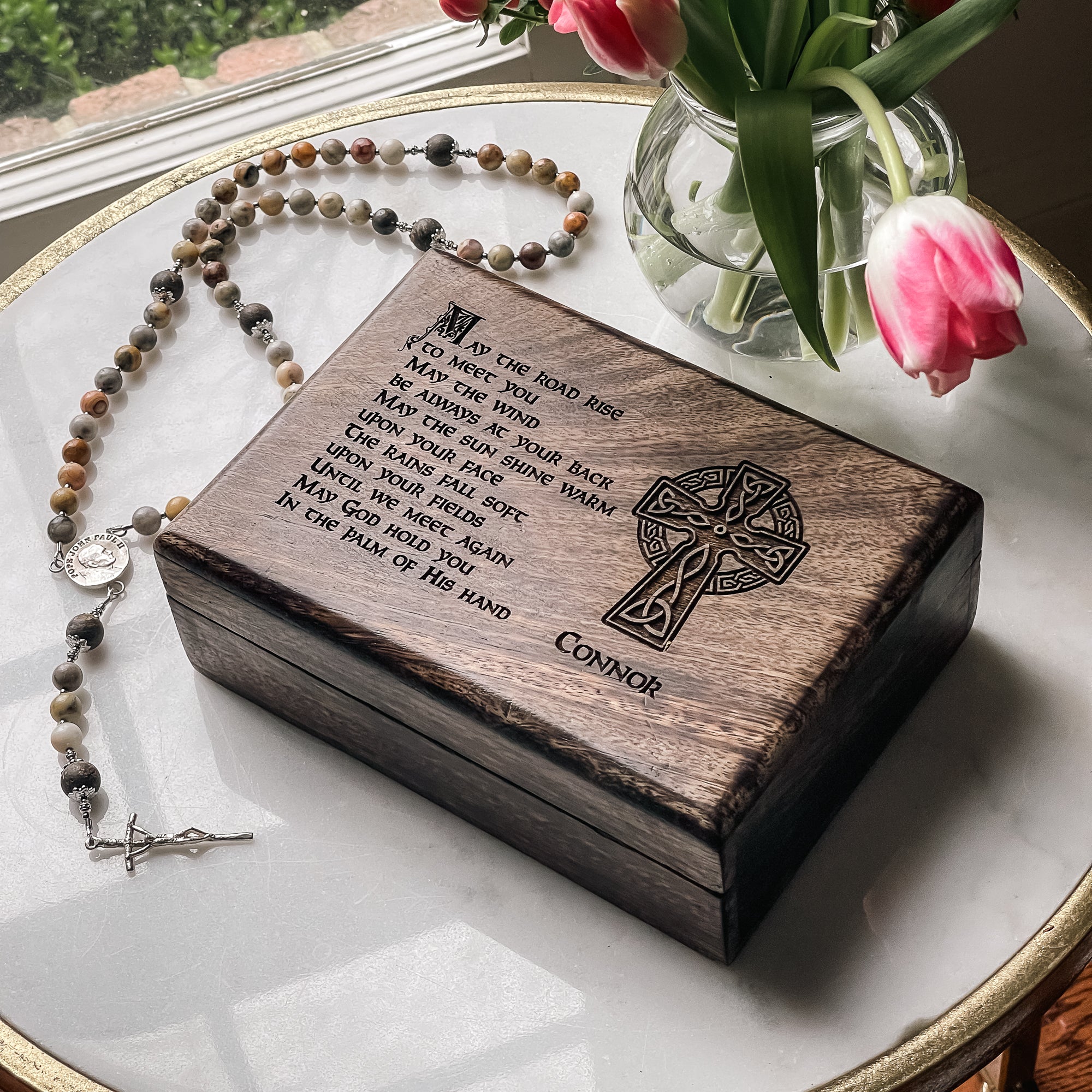 Irish Blessing Box 5x7