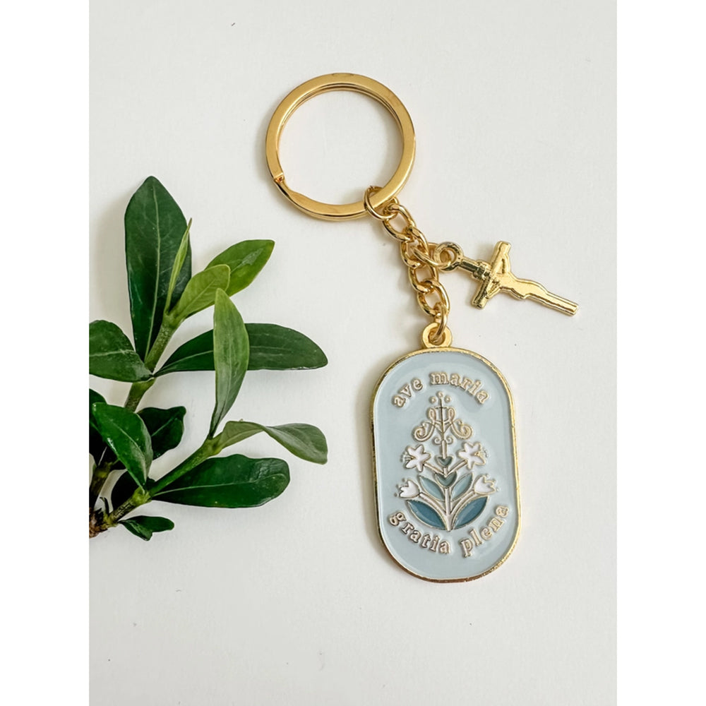 Ave Maria Keychain