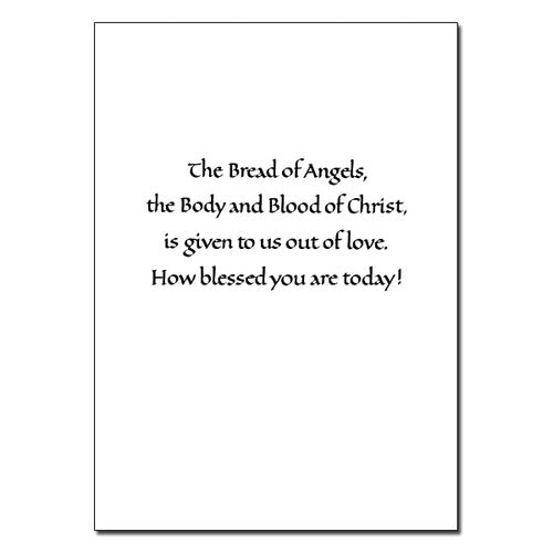 Congratulations on Your First Communion Card