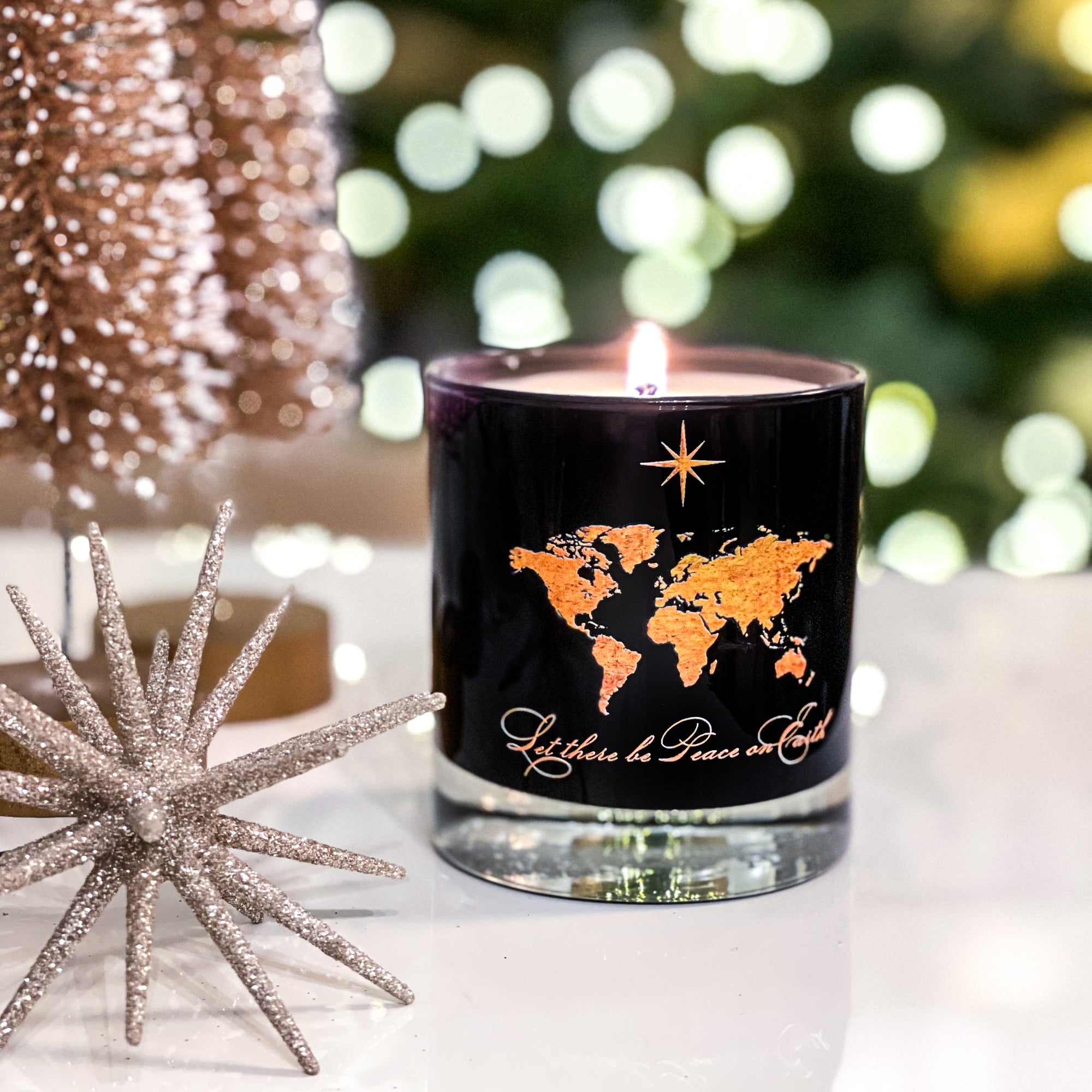 Peace on Earth Candle