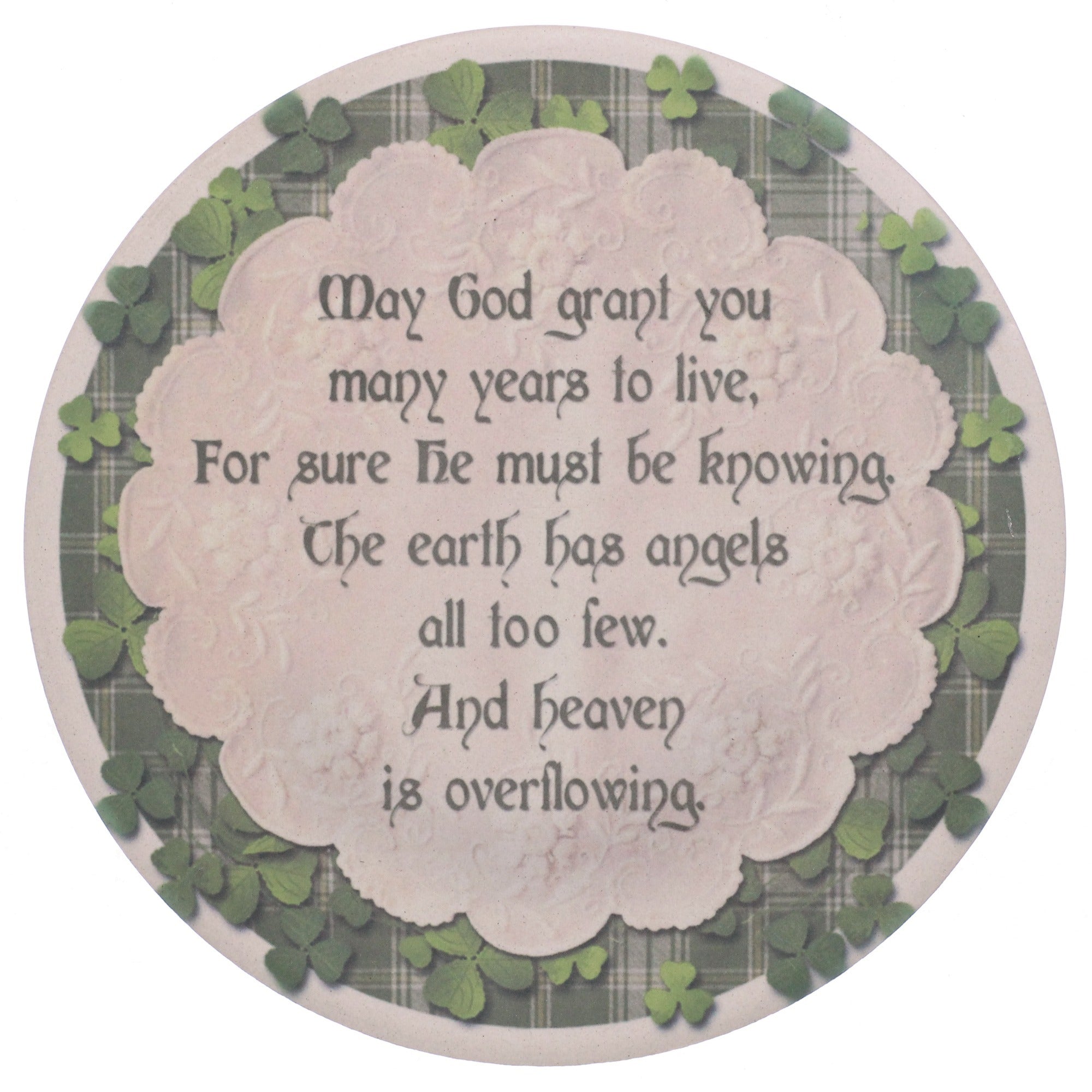 Irish Blessings Sandstone Coasters