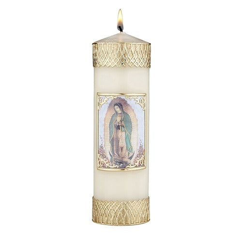 Our Lady of Guadalupe Pillar Candle