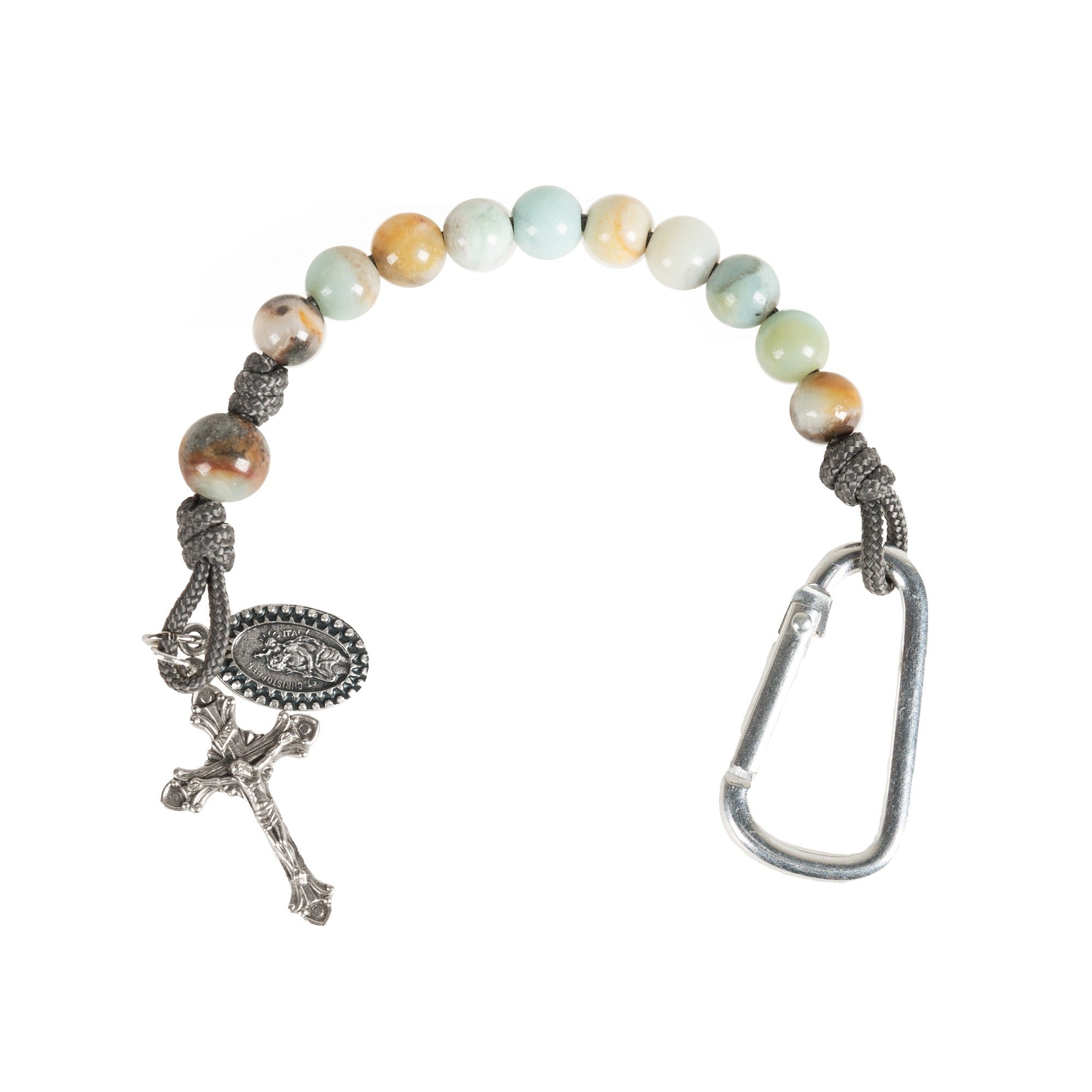 St. Christopher Brave Beads Tenner Rosary