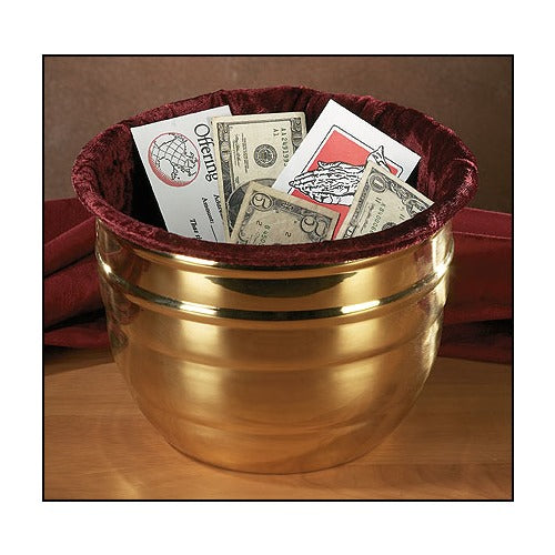 Large Offering Pot with Maroon Bag