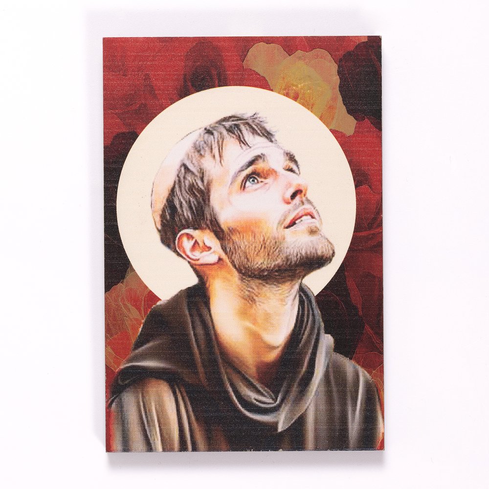 Italian Contemporary St. Francis Plaque - 5.75"