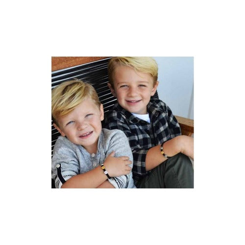 Benedictine Blessing Bracelet for Kids, Black Macrame