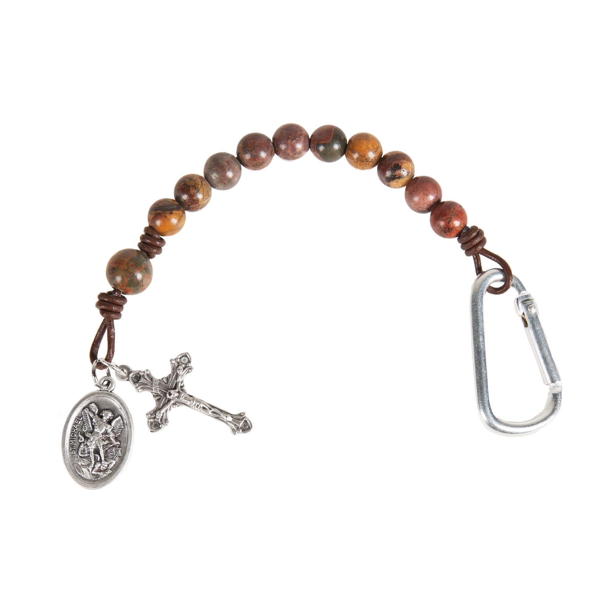 St. Michael Brave Beads Tenner Rosary