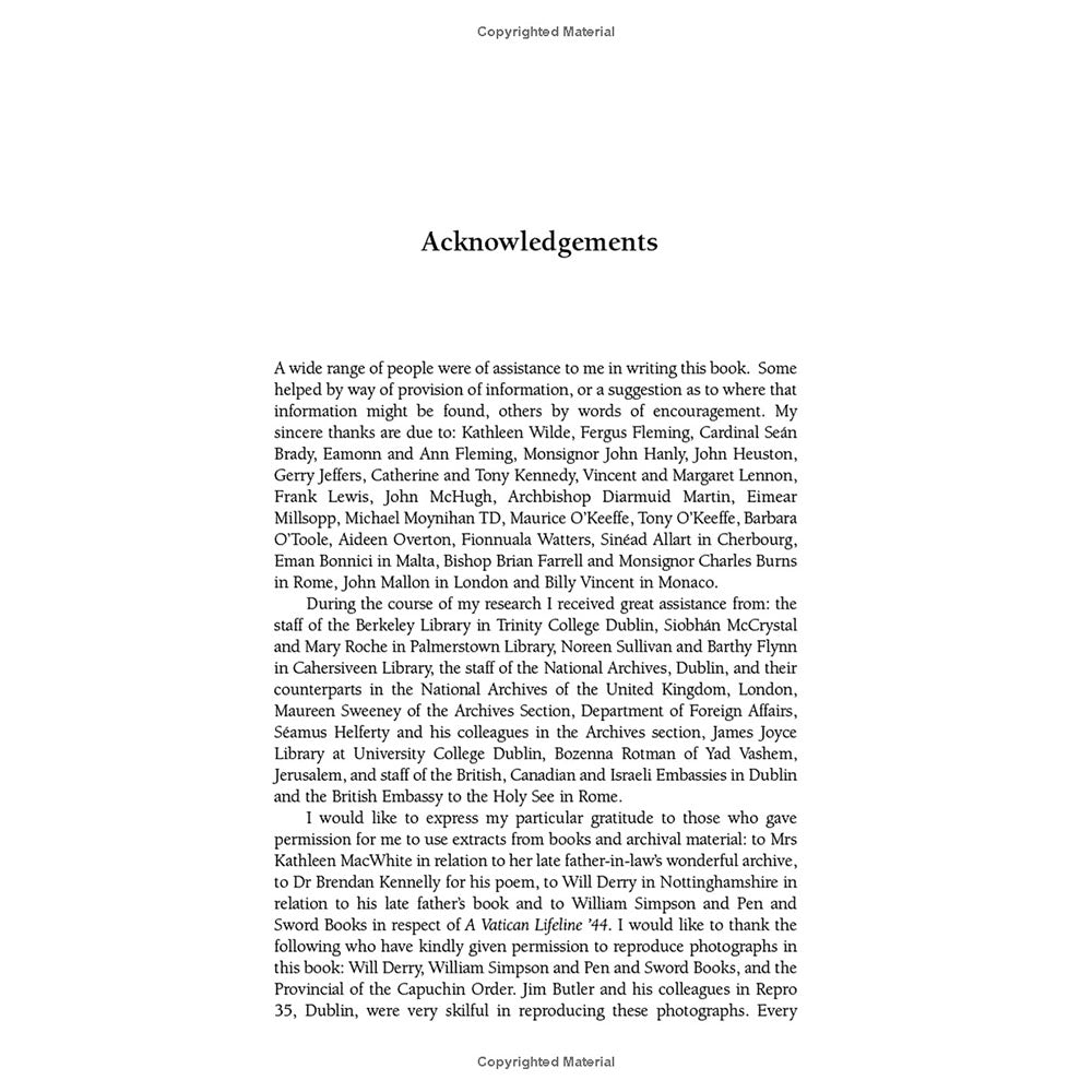 The Vatican Pimpernel: The World War II Exploits of the Monsignor Who Saved Over 6,500 Lives