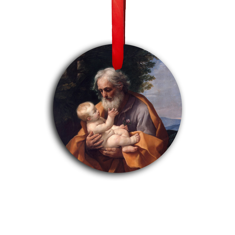 St. Joseph With Infant Jesus Ornament