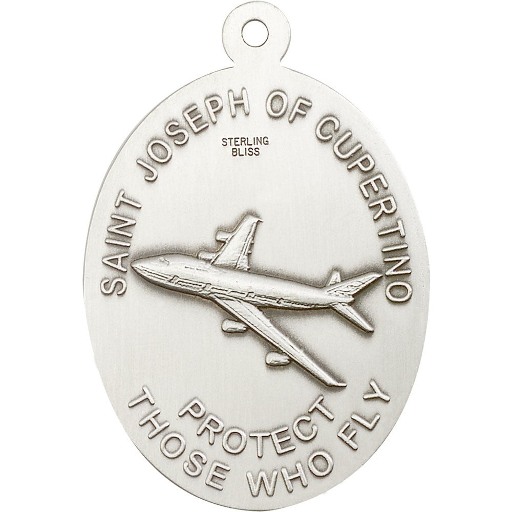 Sterling Silver St. Joseph of Cupertino Pendant - 2508925