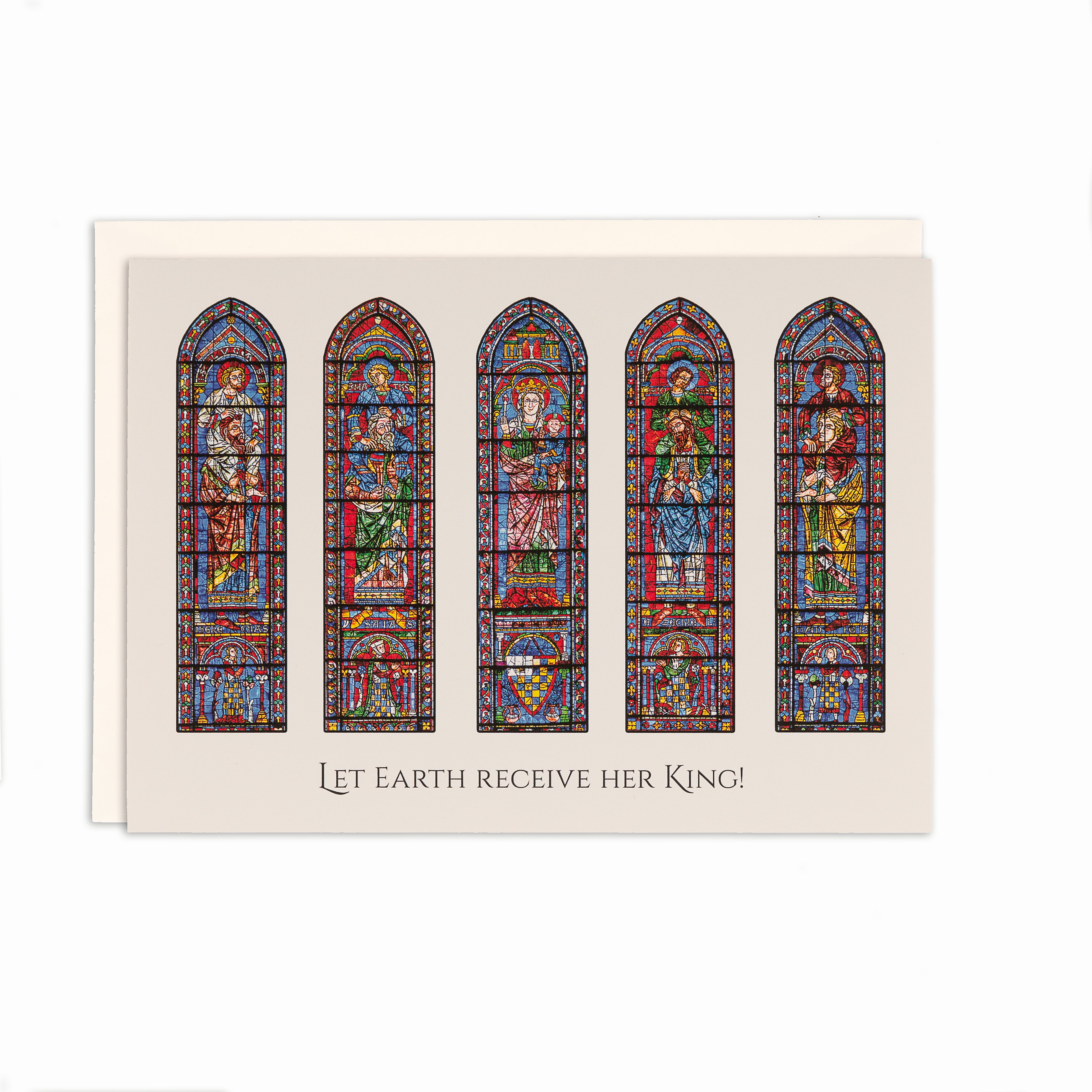 Chartres Stained Glass Christmas Cards - Set of 20