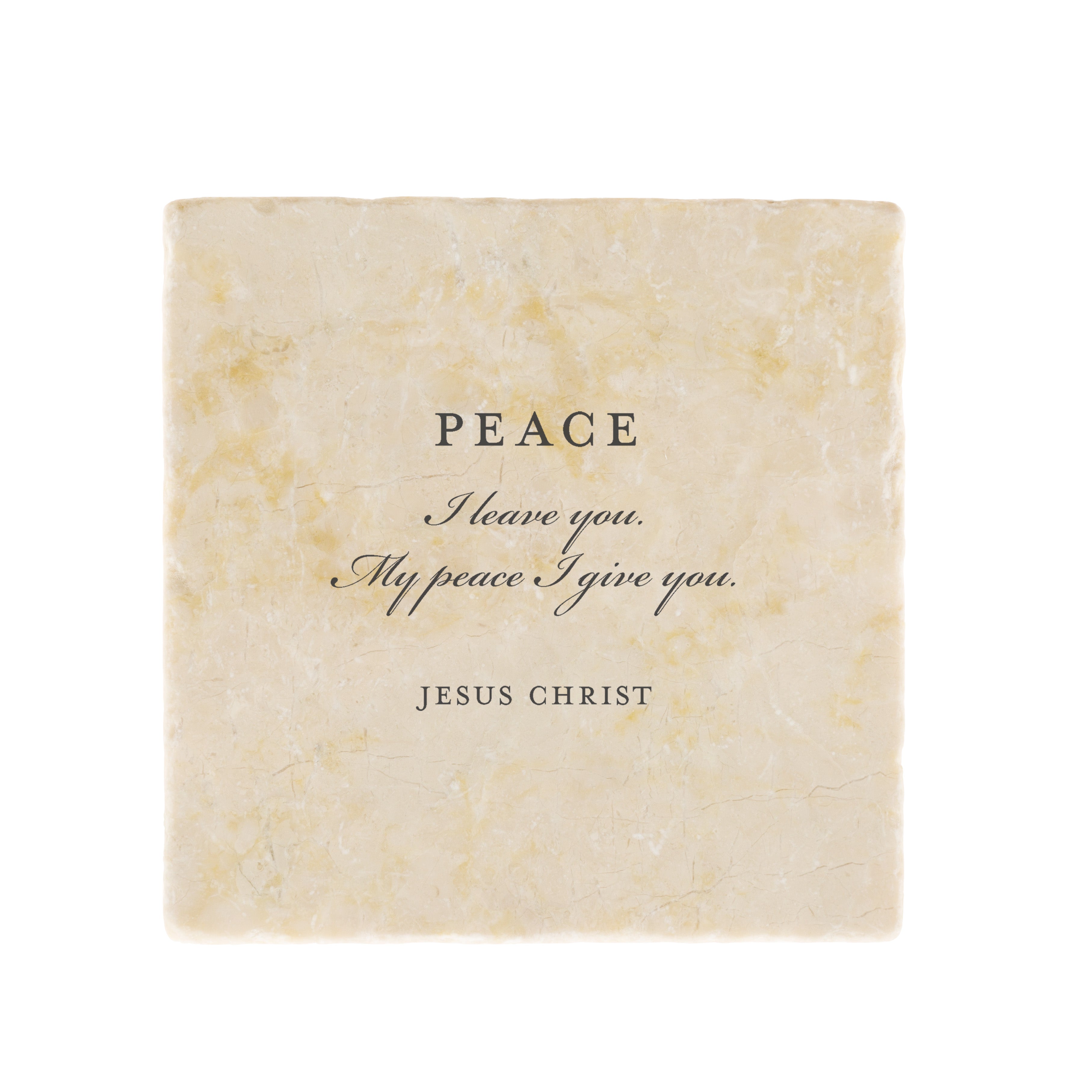 Peace Tumbled Stone 6x6