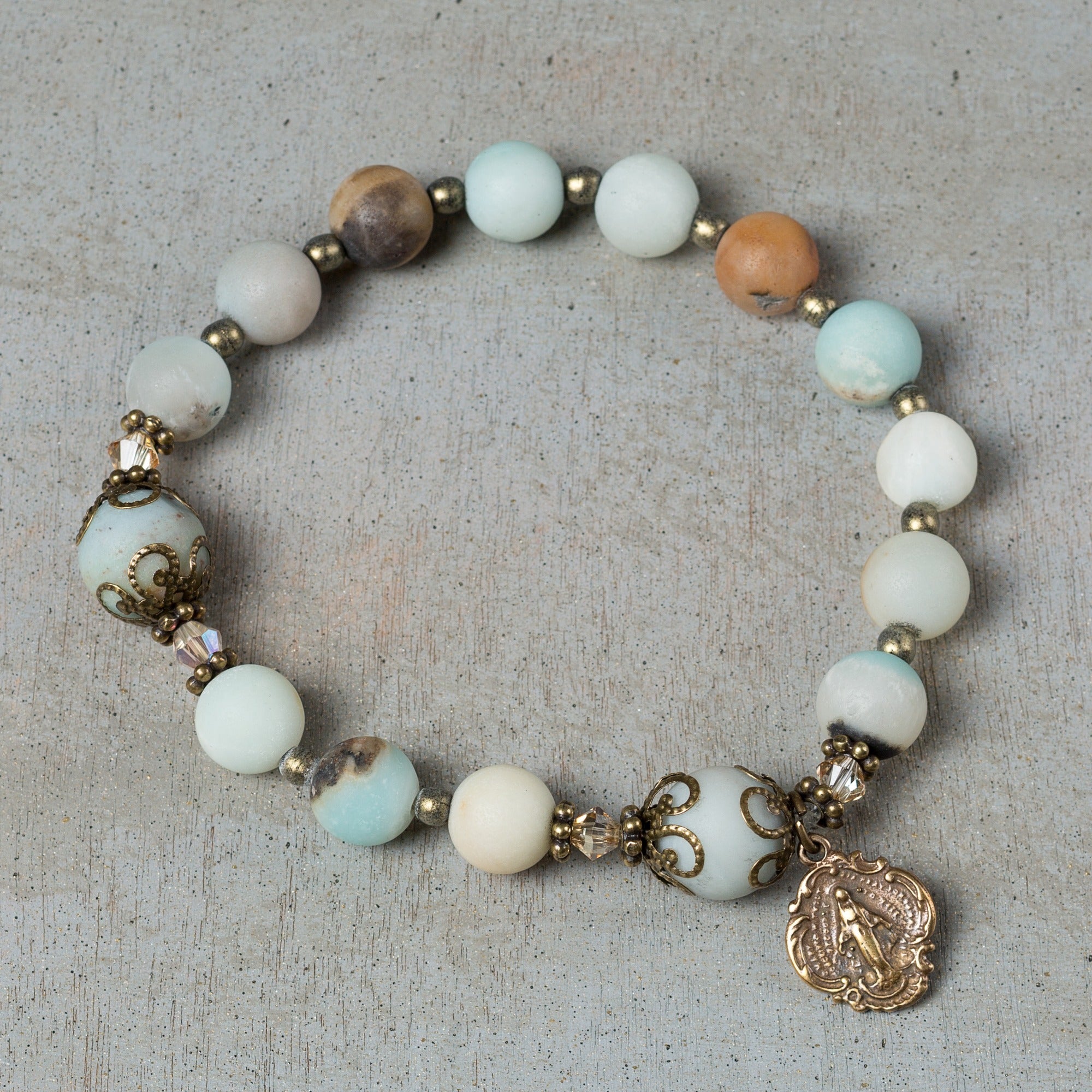 Amazonite Rosary Bracelet