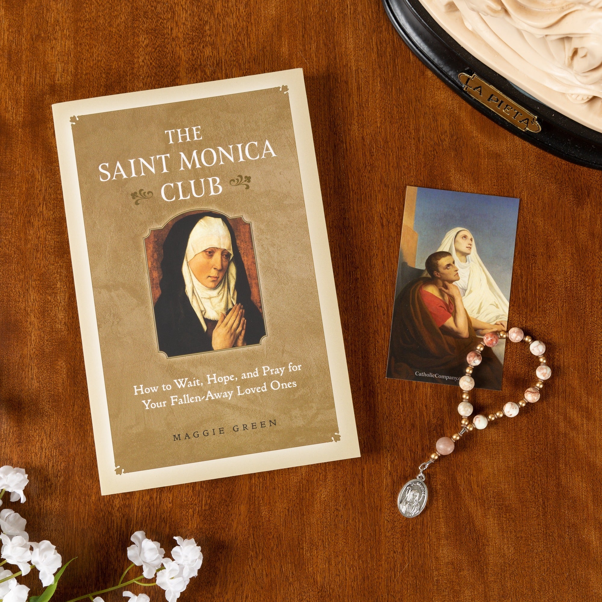Saint Monica Club: How to Hope, Wait, and Pray & St. Monica Decade Rosary (Gift Set)