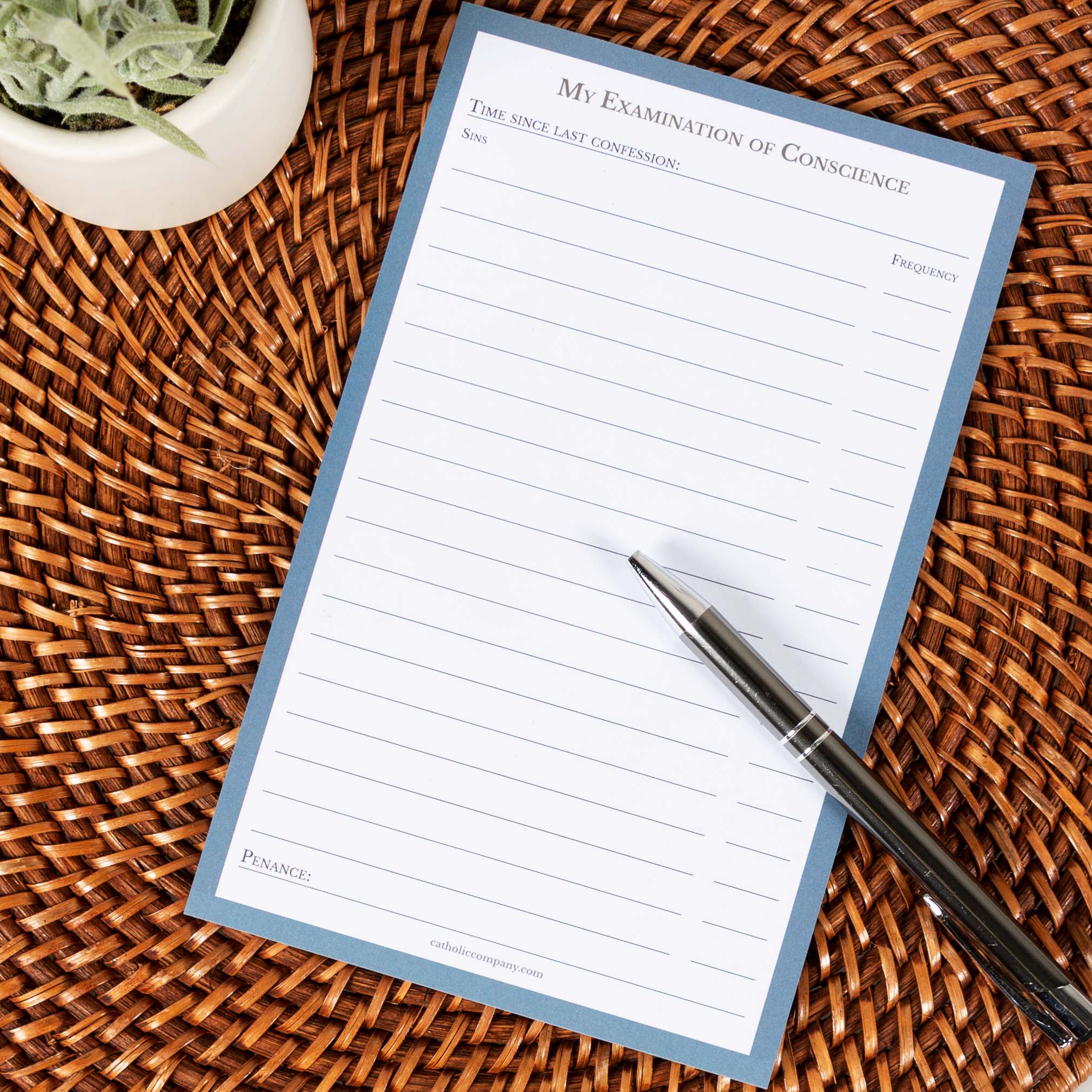 Examination of Conscience Notepad - Adults | The Catholic Company®