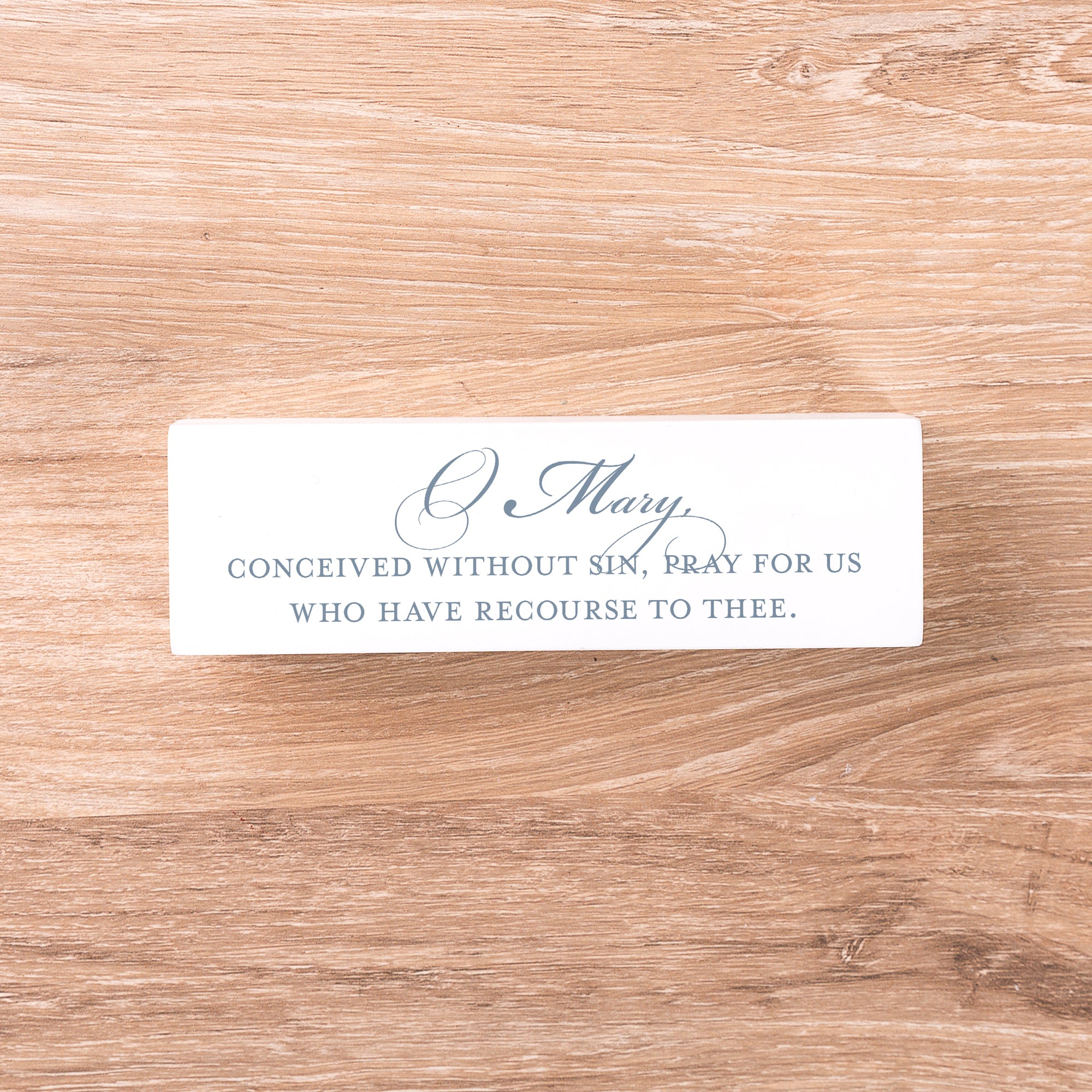 Miraculous Medal Prayer Block